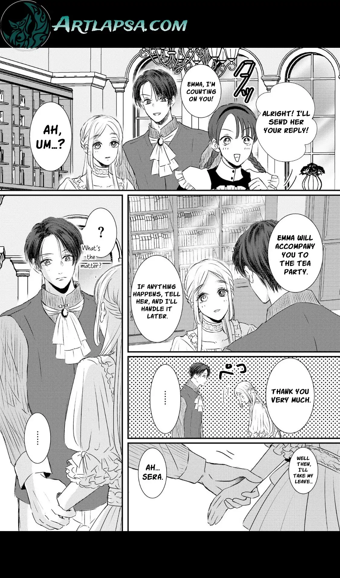 ‏hiding your eyes is such a shame you are incredibly beautiful Chapter 4 page 17