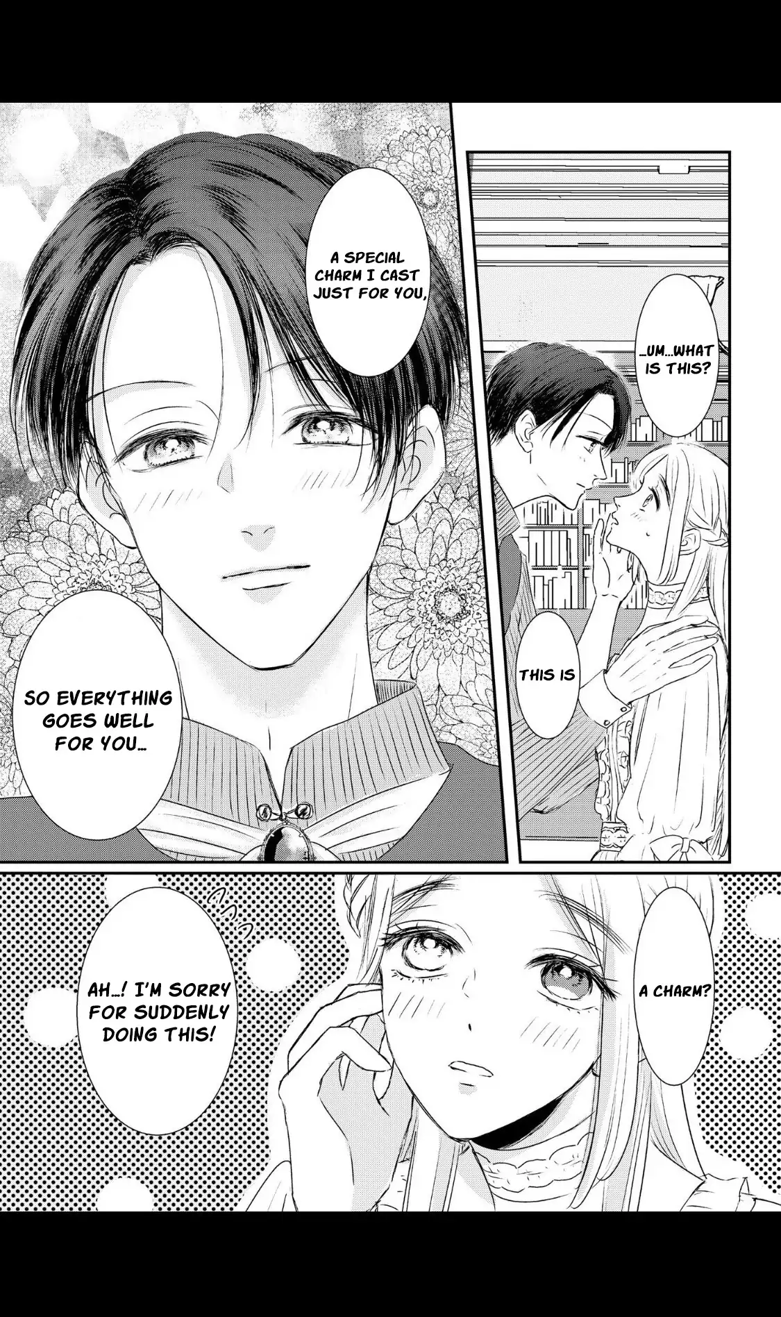 ‏hiding your eyes is such a shame you are incredibly beautiful Chapter 4 page 19