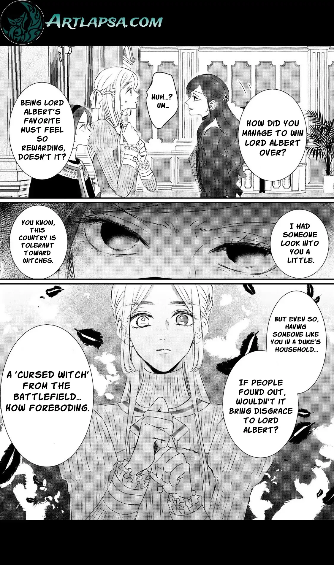 ‏hiding your eyes is such a shame you are incredibly beautiful Chapter 4 page 26