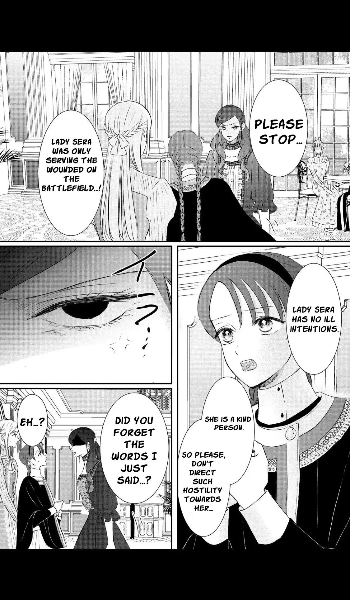 ‏hiding your eyes is such a shame you are incredibly beautiful Chapter 5 page 6