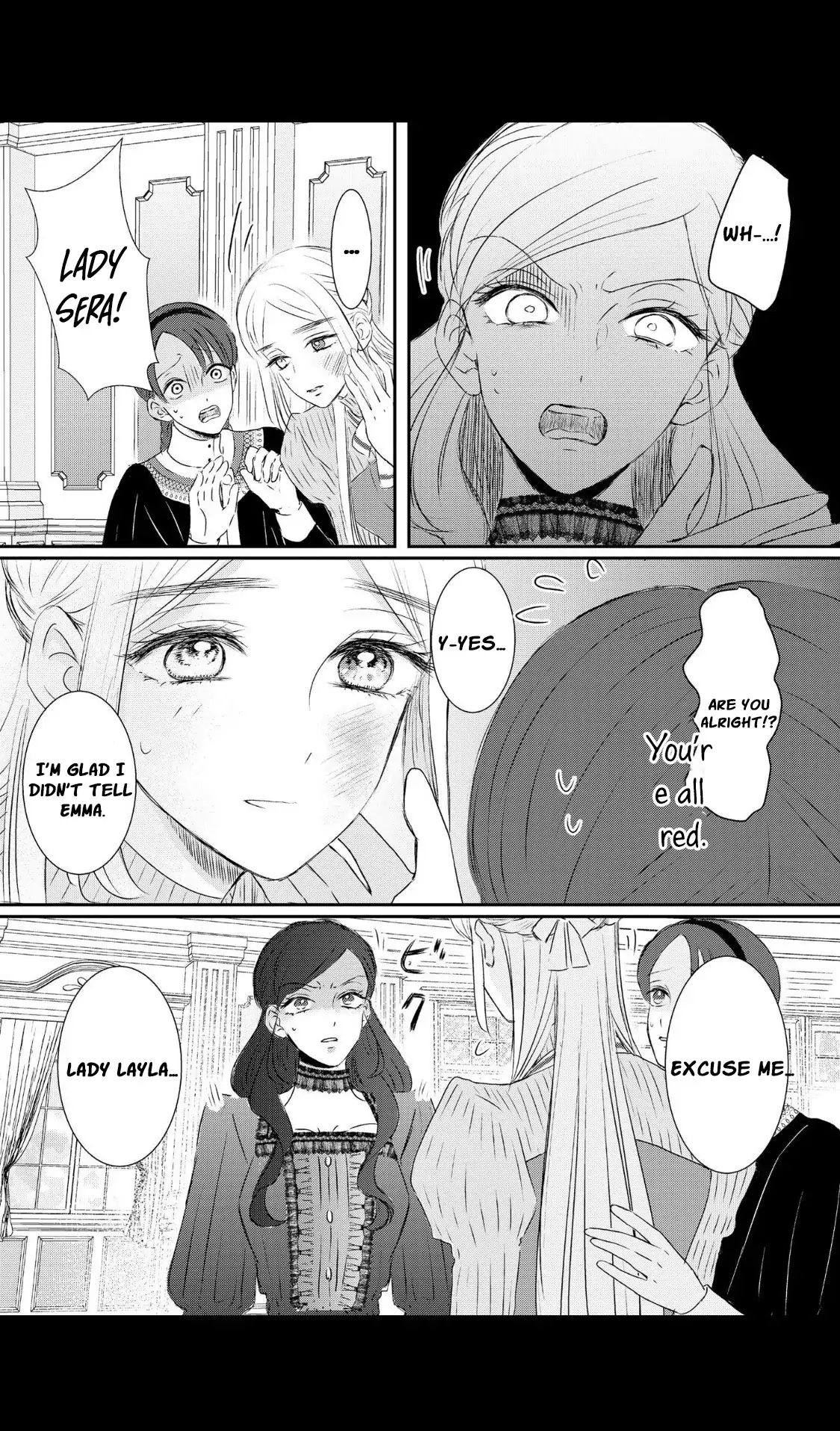 ‏hiding your eyes is such a shame you are incredibly beautiful Chapter 5 page 8