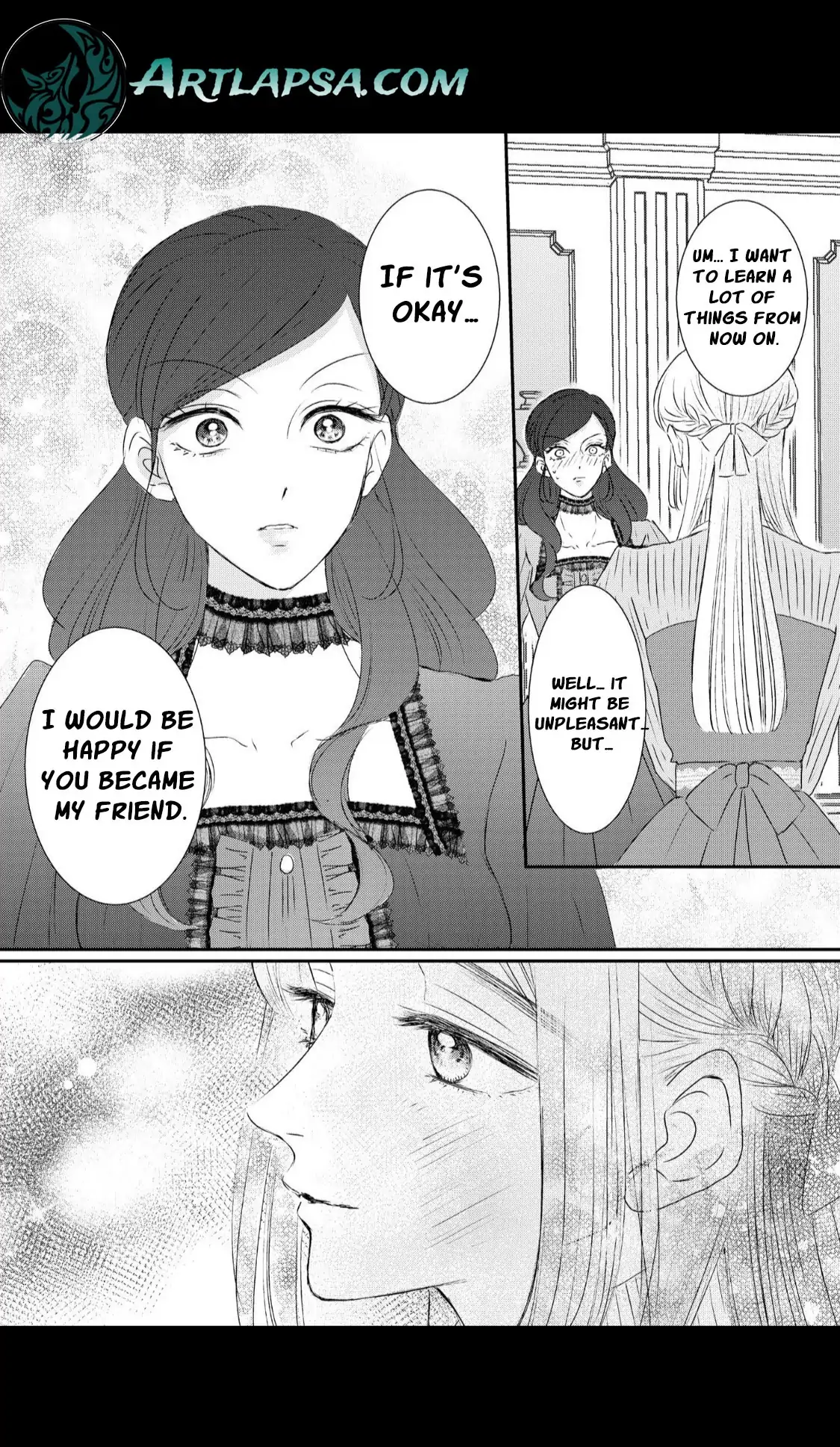‏hiding your eyes is such a shame you are incredibly beautiful Chapter 5 page 17