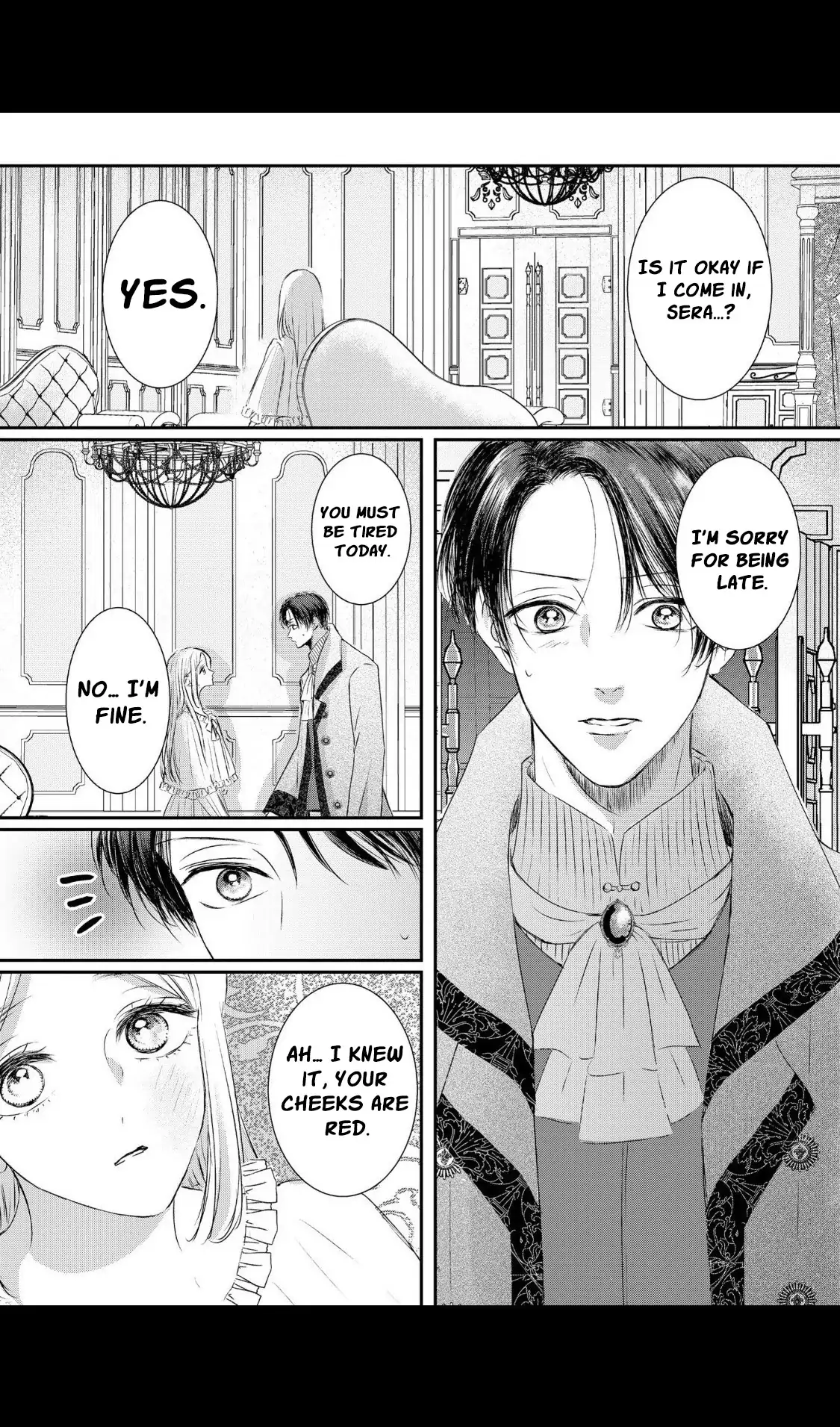 ‏hiding your eyes is such a shame you are incredibly beautiful Chapter 5 page 20