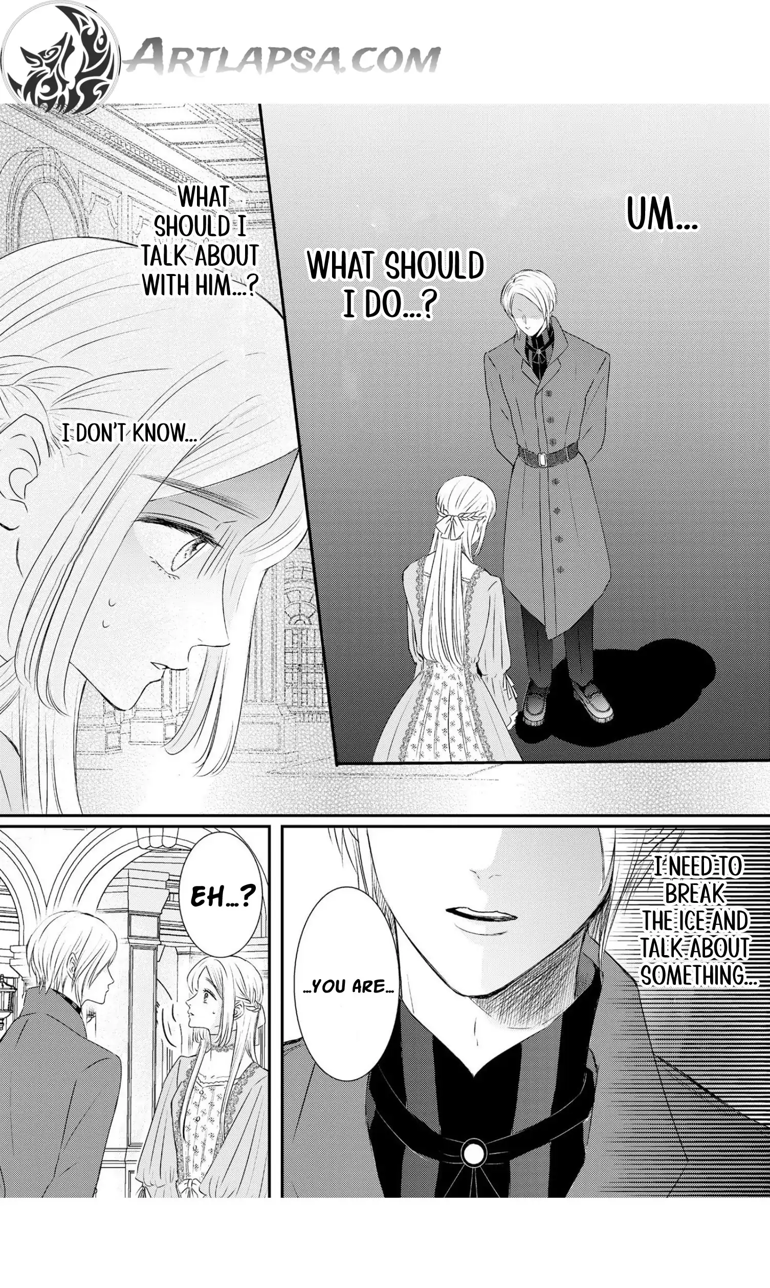‏hiding your eyes is such a shame you are incredibly beautiful Chapter 6 page 12