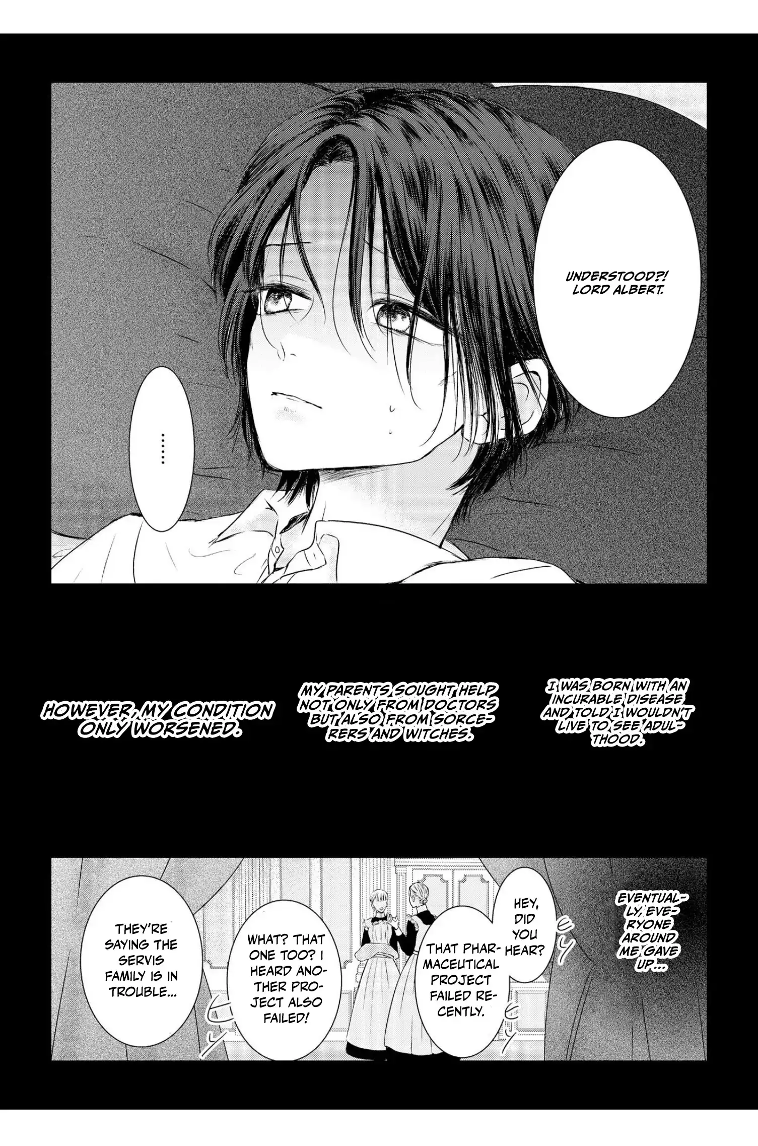 ‏hiding your eyes is such a shame you are incredibly beautiful Chapter 7 page 8