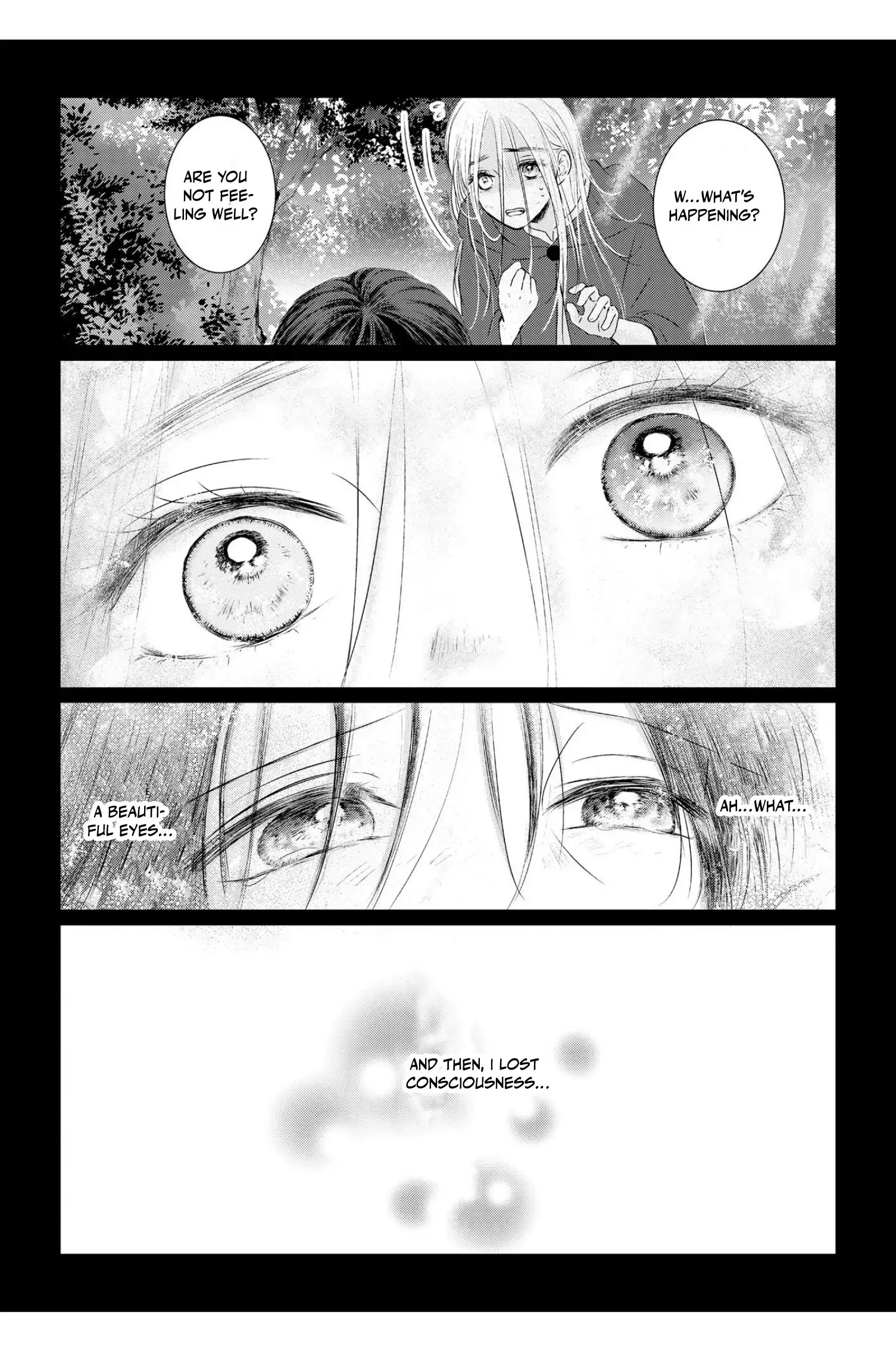 ‏hiding your eyes is such a shame you are incredibly beautiful Chapter 7 page 37