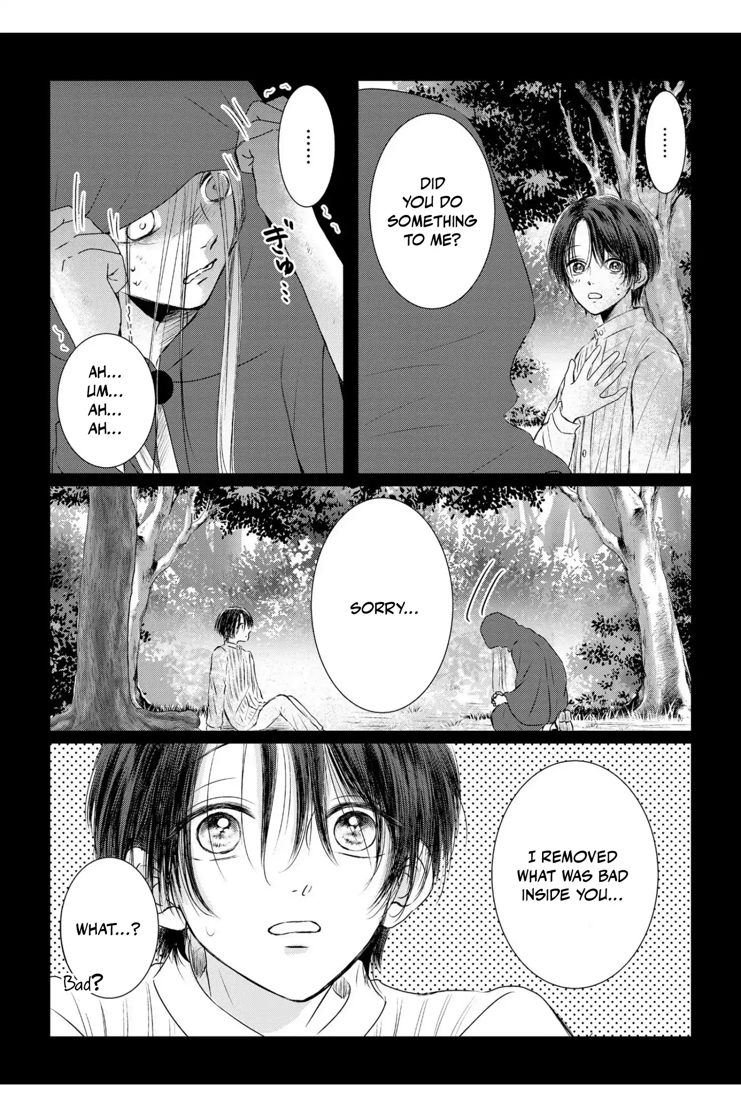 ‏hiding your eyes is such a shame you are incredibly beautiful Chapter 8 page 8