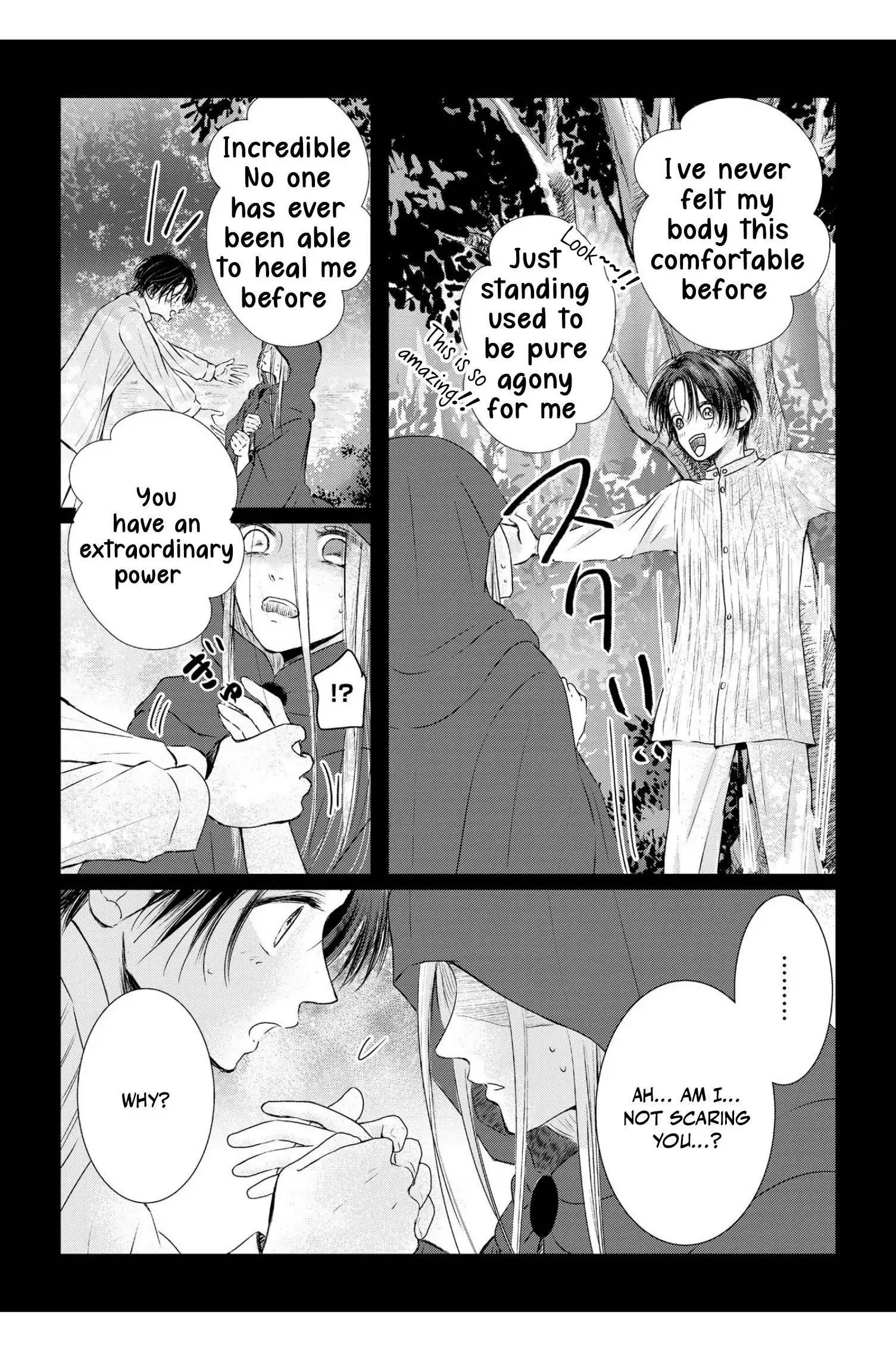‏hiding your eyes is such a shame you are incredibly beautiful Chapter 8 page 11