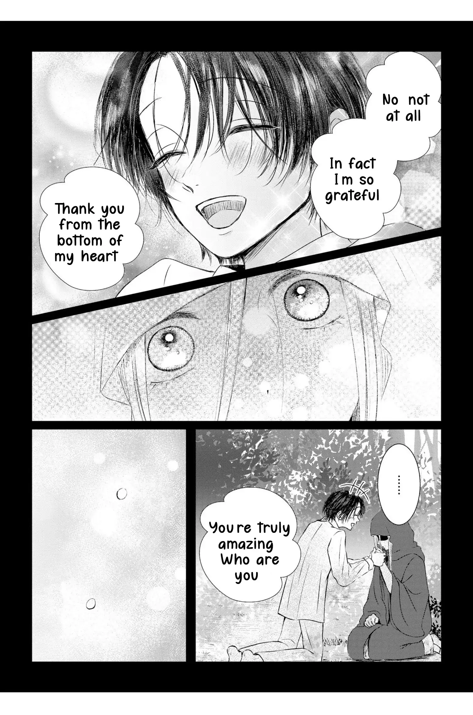 ‏hiding your eyes is such a shame you are incredibly beautiful Chapter 8 page 12