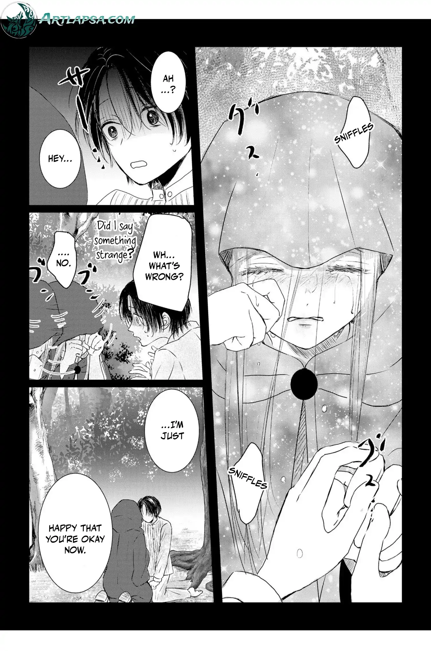 ‏hiding your eyes is such a shame you are incredibly beautiful Chapter 8 page 13