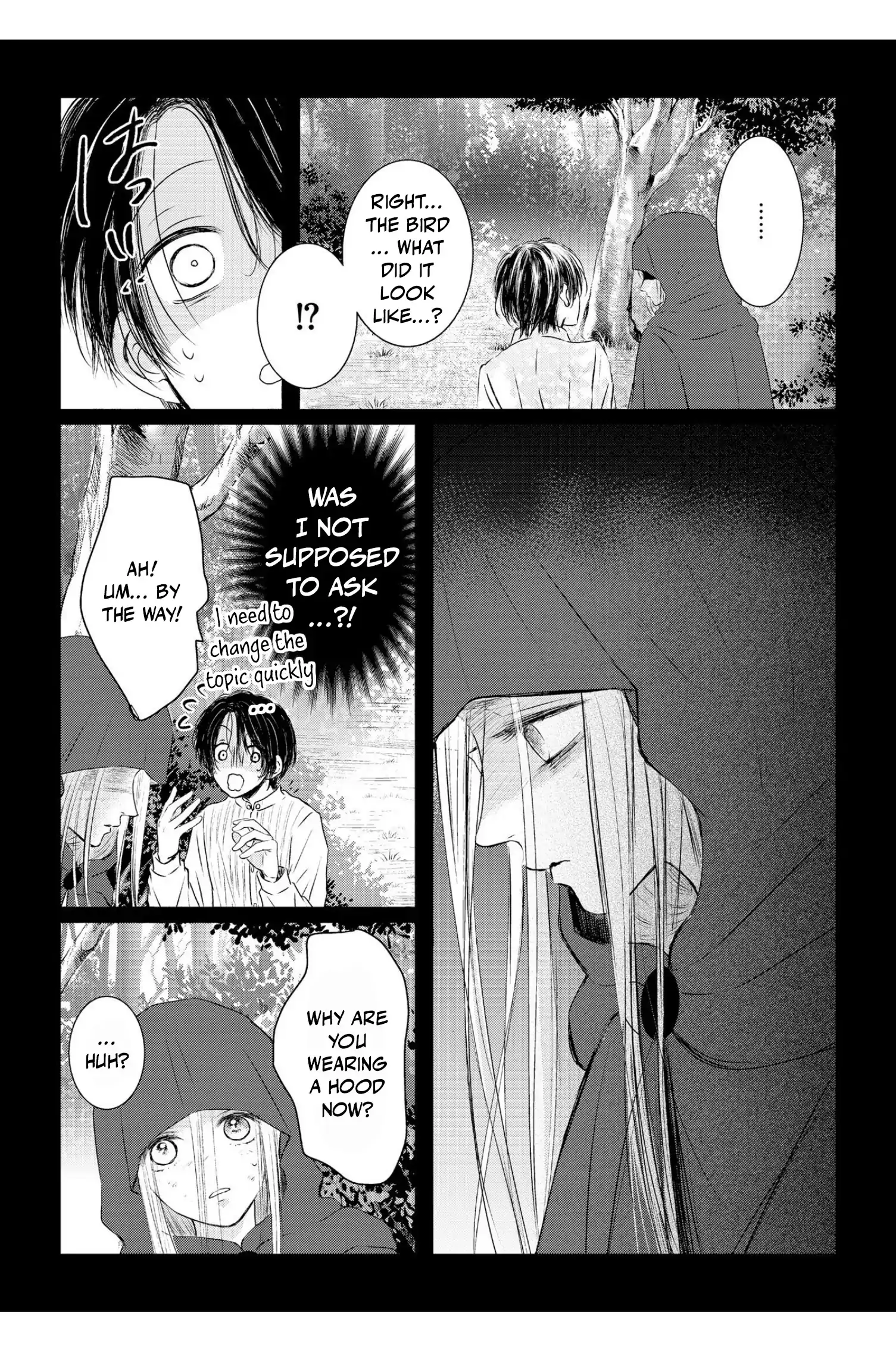 ‏hiding your eyes is such a shame you are incredibly beautiful Chapter 8 page 16