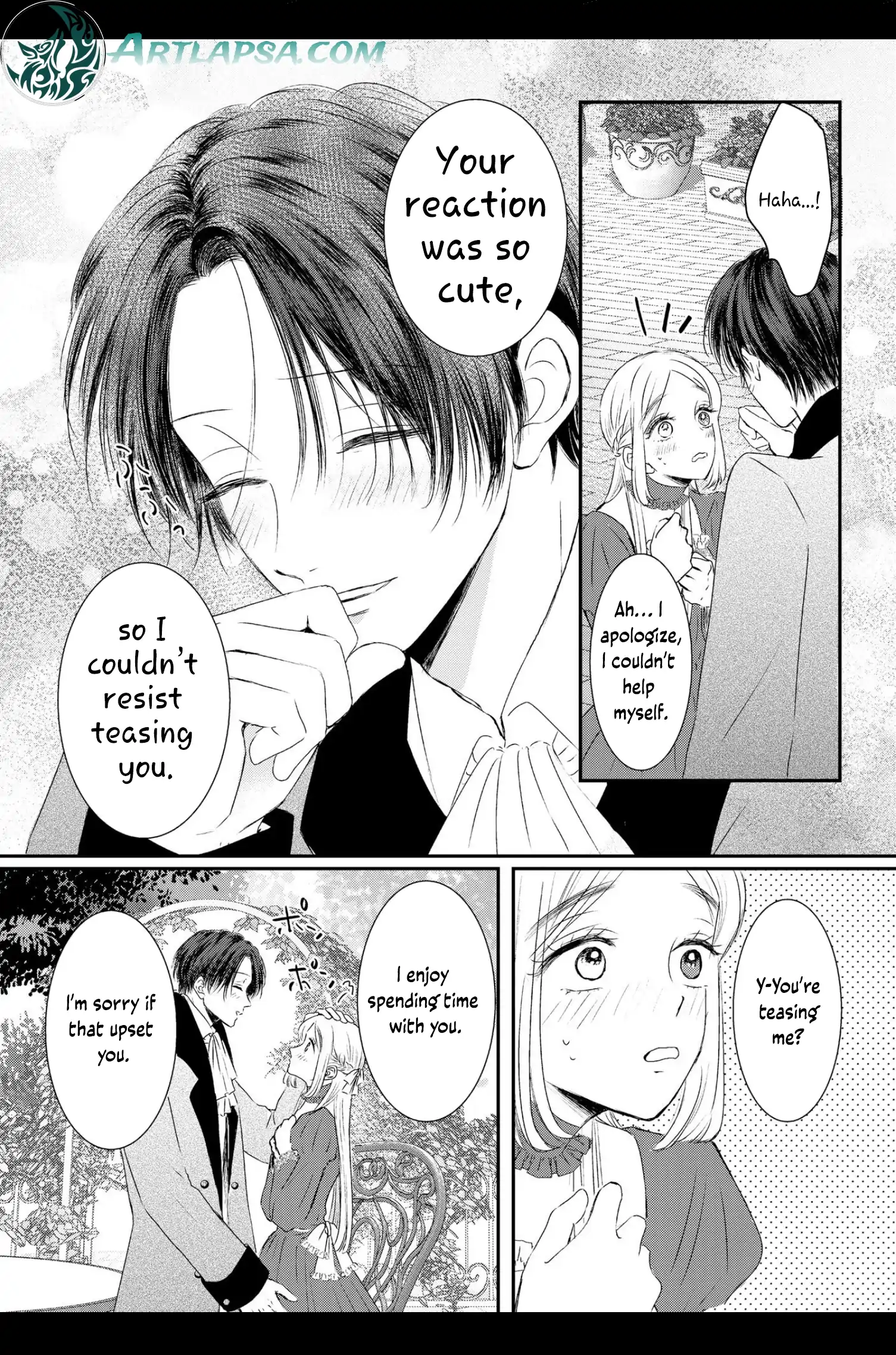 ‏hiding your eyes is such a shame you are incredibly beautiful Chapter 9 page 24
