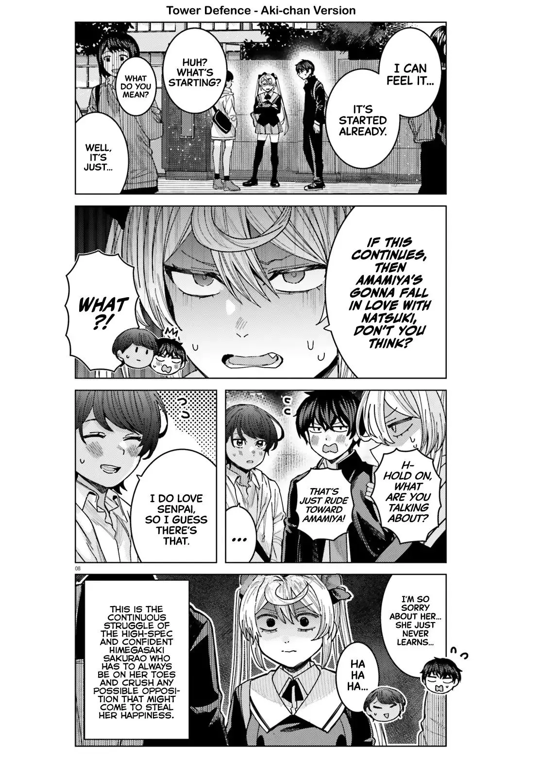 Himegasaki Sakurako wa Kyoumo Fubin Kawaii! Chapter 42 page 8