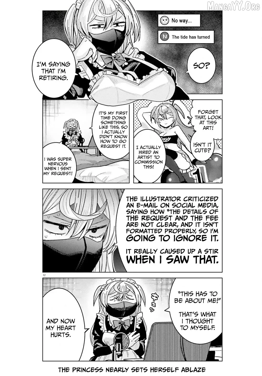 Himegasaki Sakurako wa Kyoumo Fubin Kawaii! Chapter 51 page 12