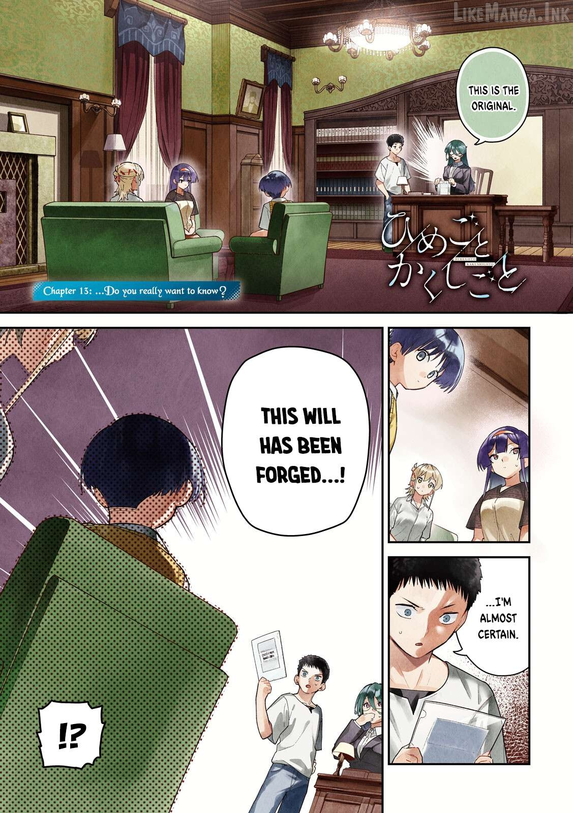 Himegoto Kakushigoto Chapter 13 page 2