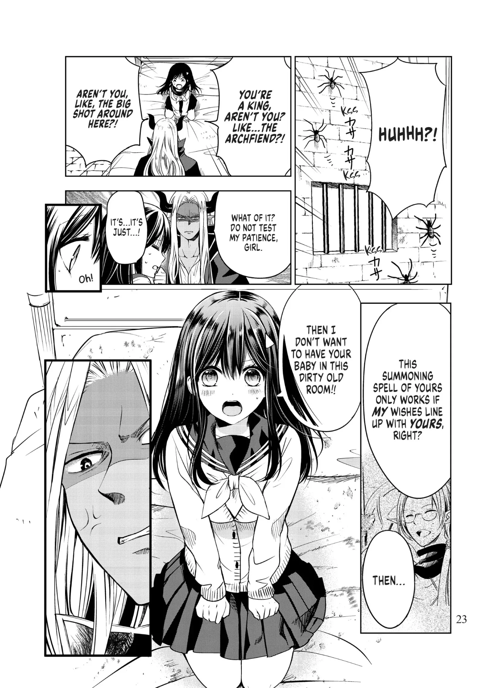 I Became the Mother of the Strongest Demon Lord's 10 Children in Another World. Chapter 1 page 23