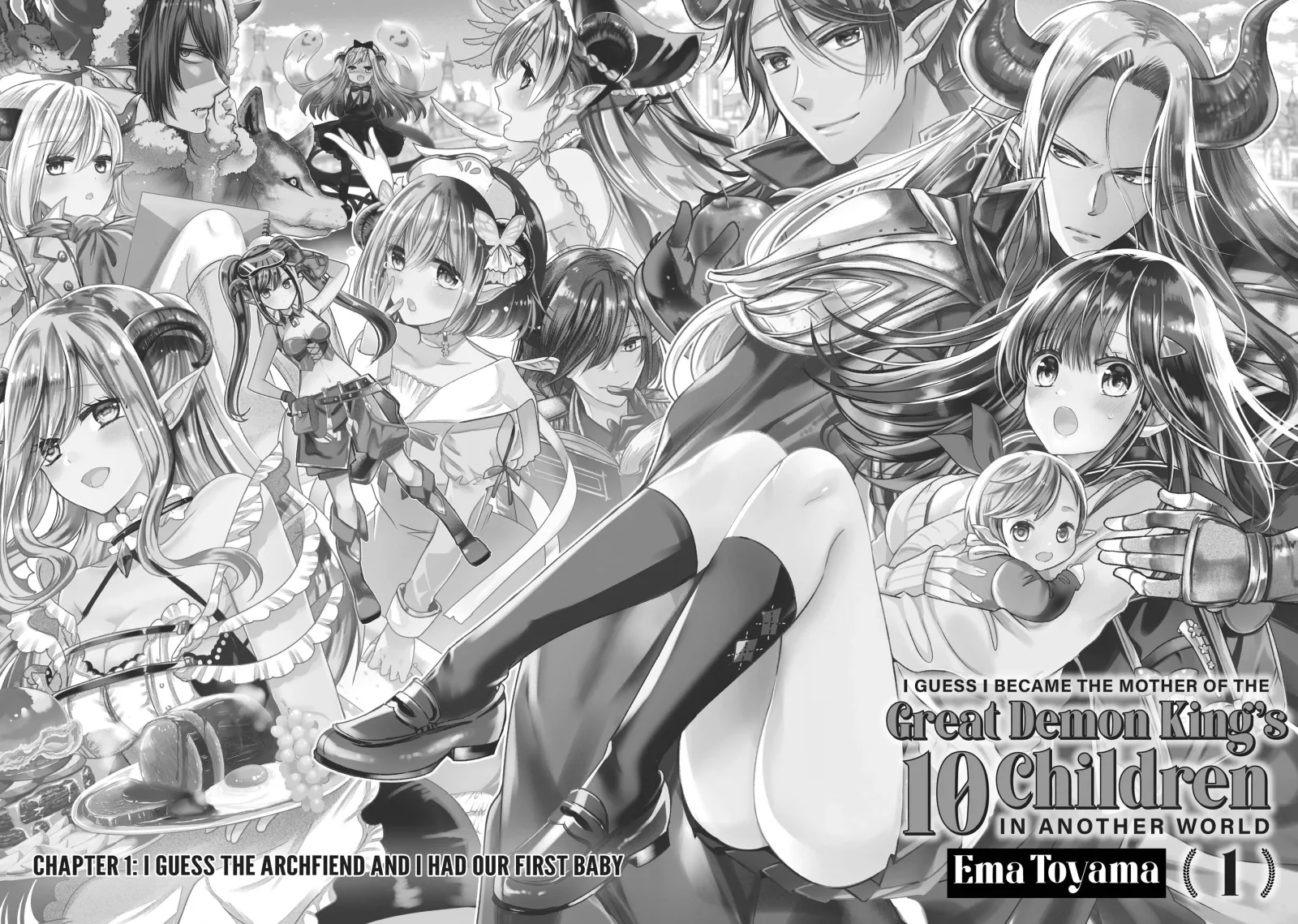 I Became the Mother of the Strongest Demon Lord's 10 Children in Another World. Chapter 1 page 3
