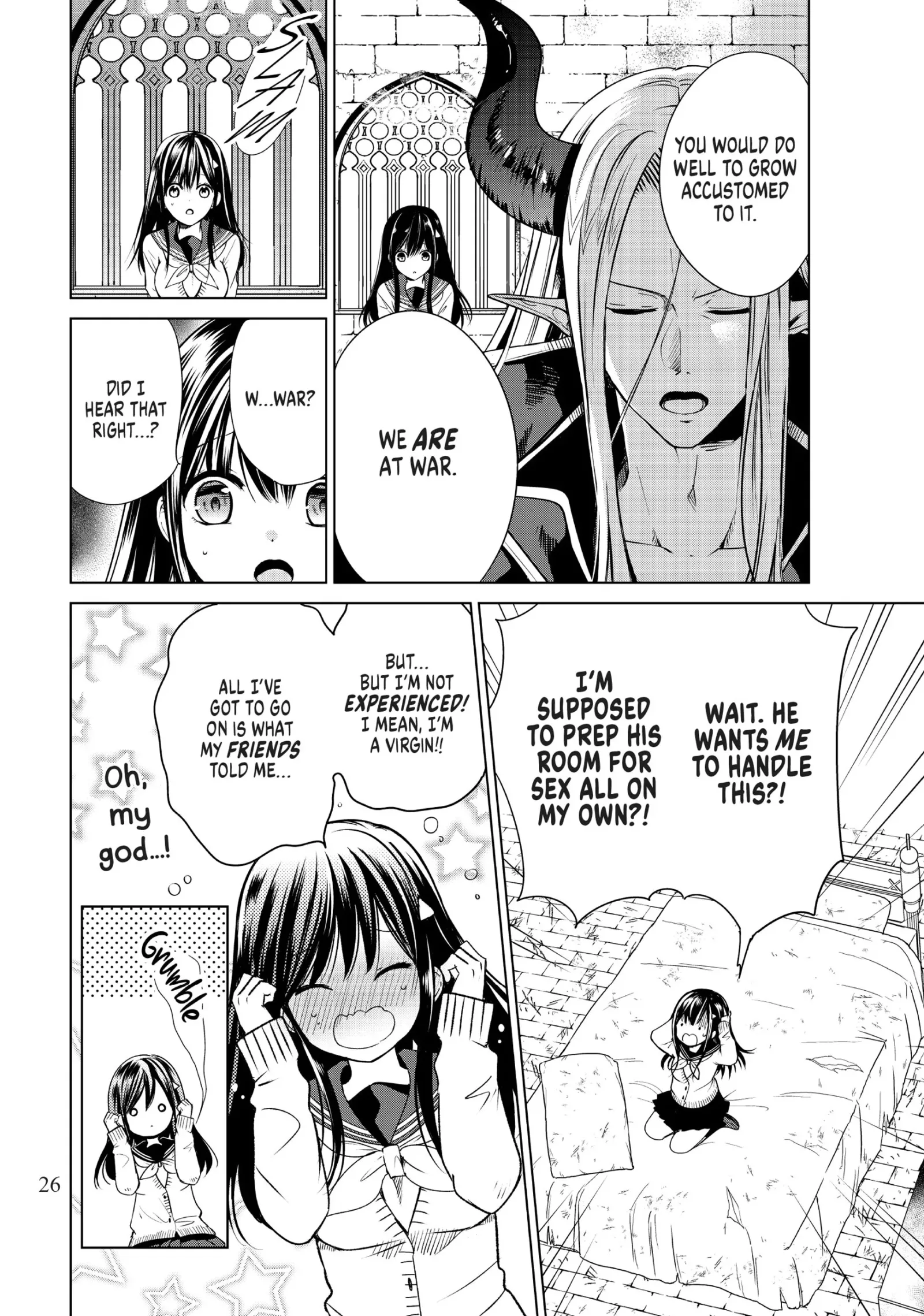 I Became the Mother of the Strongest Demon Lord's 10 Children in Another World. Chapter 1 page 26