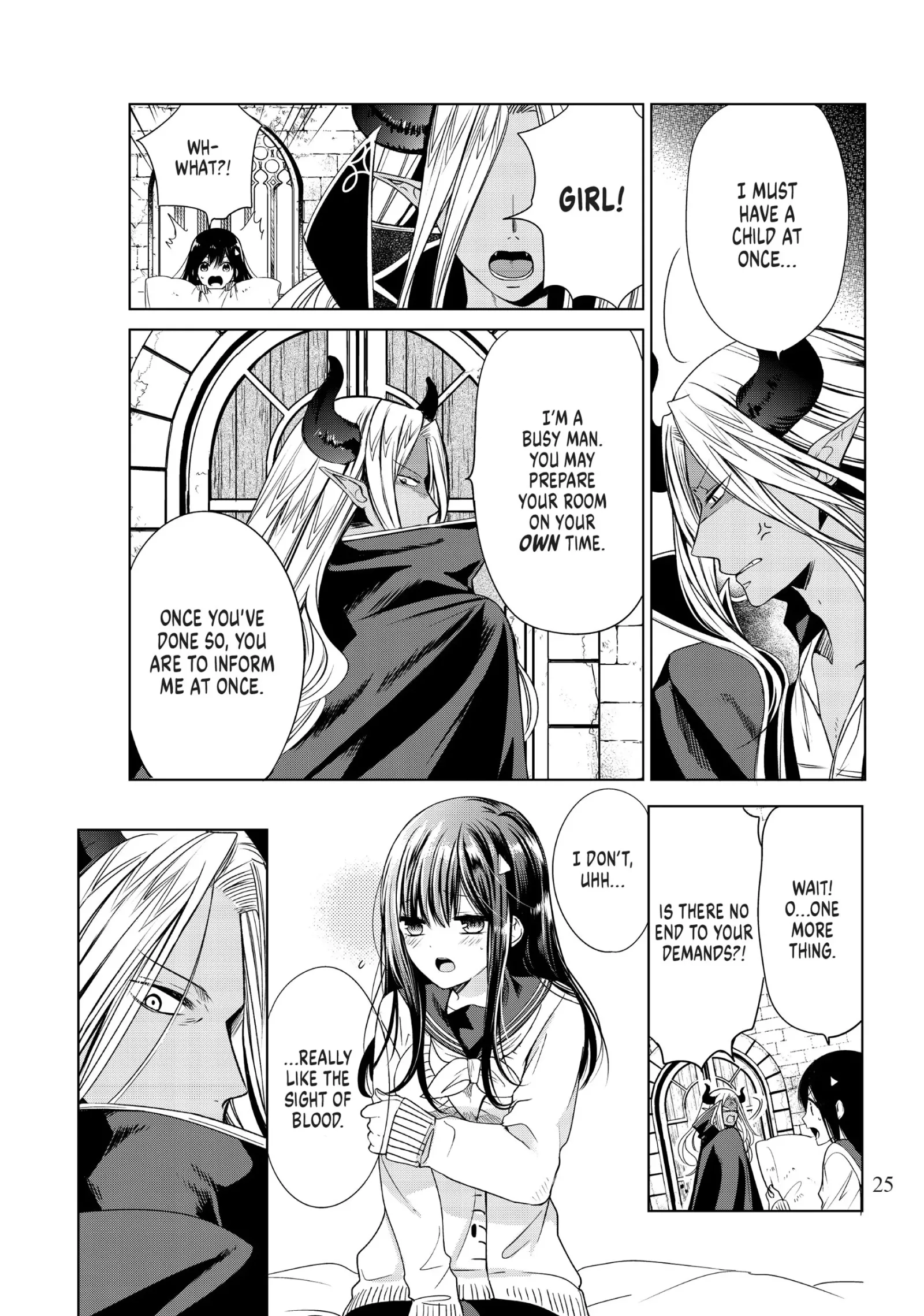 I Became the Mother of the Strongest Demon Lord's 10 Children in Another World. Chapter 1 page 25