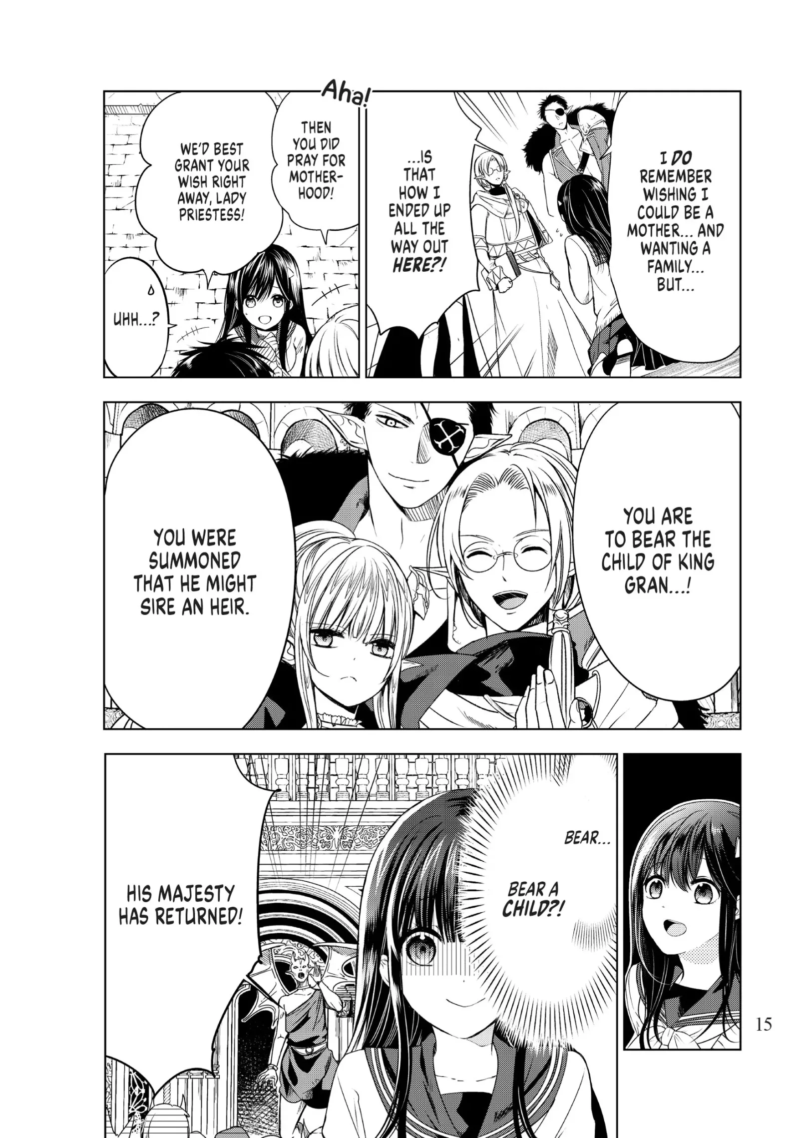 I Became the Mother of the Strongest Demon Lord's 10 Children in Another World. Chapter 1 page 15