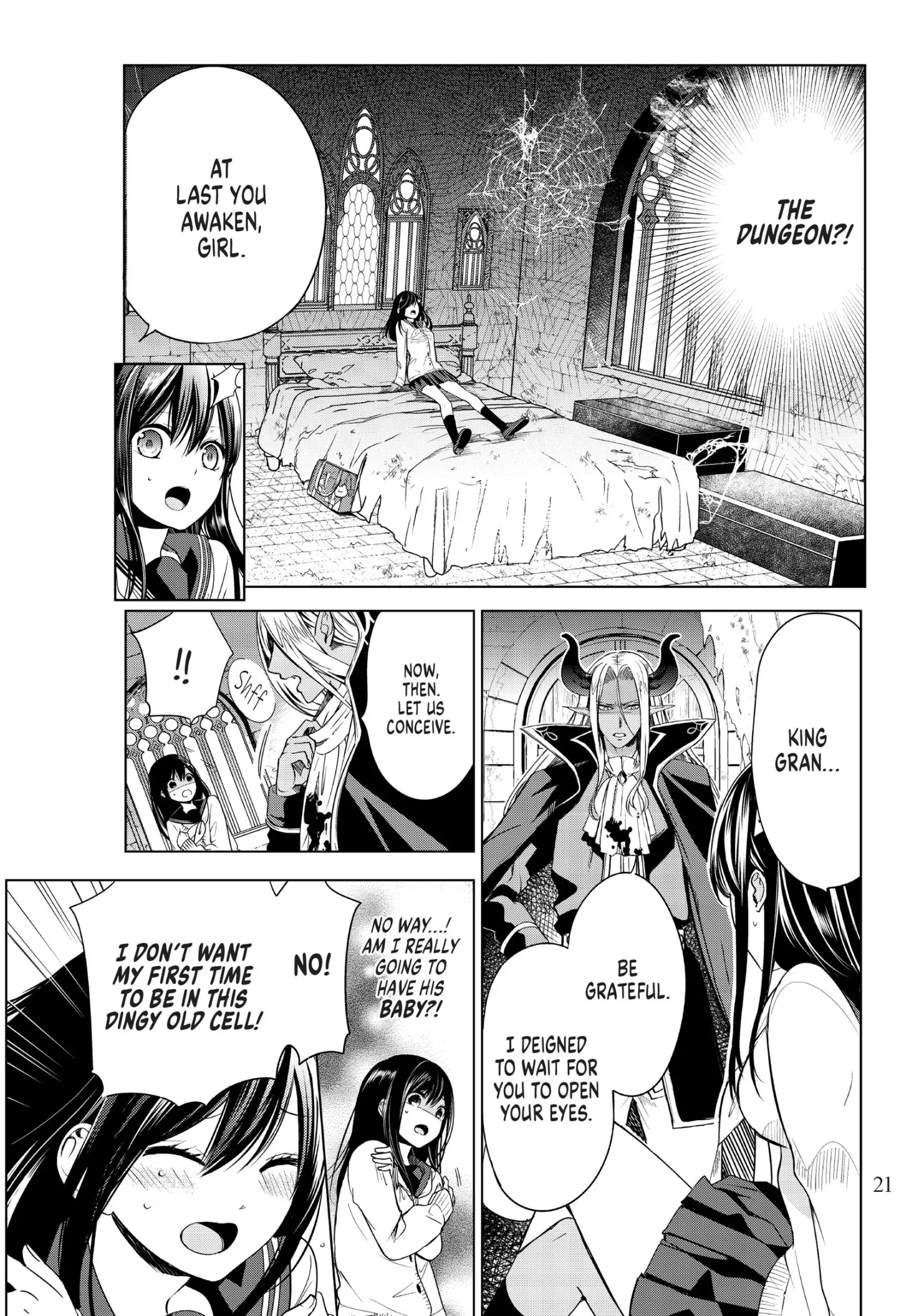 I Became the Mother of the Strongest Demon Lord's 10 Children in Another World. Chapter 1 page 21