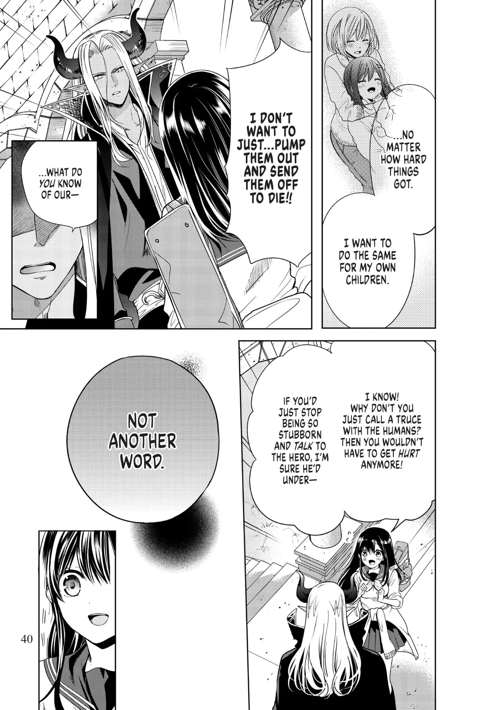I Became the Mother of the Strongest Demon Lord's 10 Children in Another World. Chapter 1 page 40