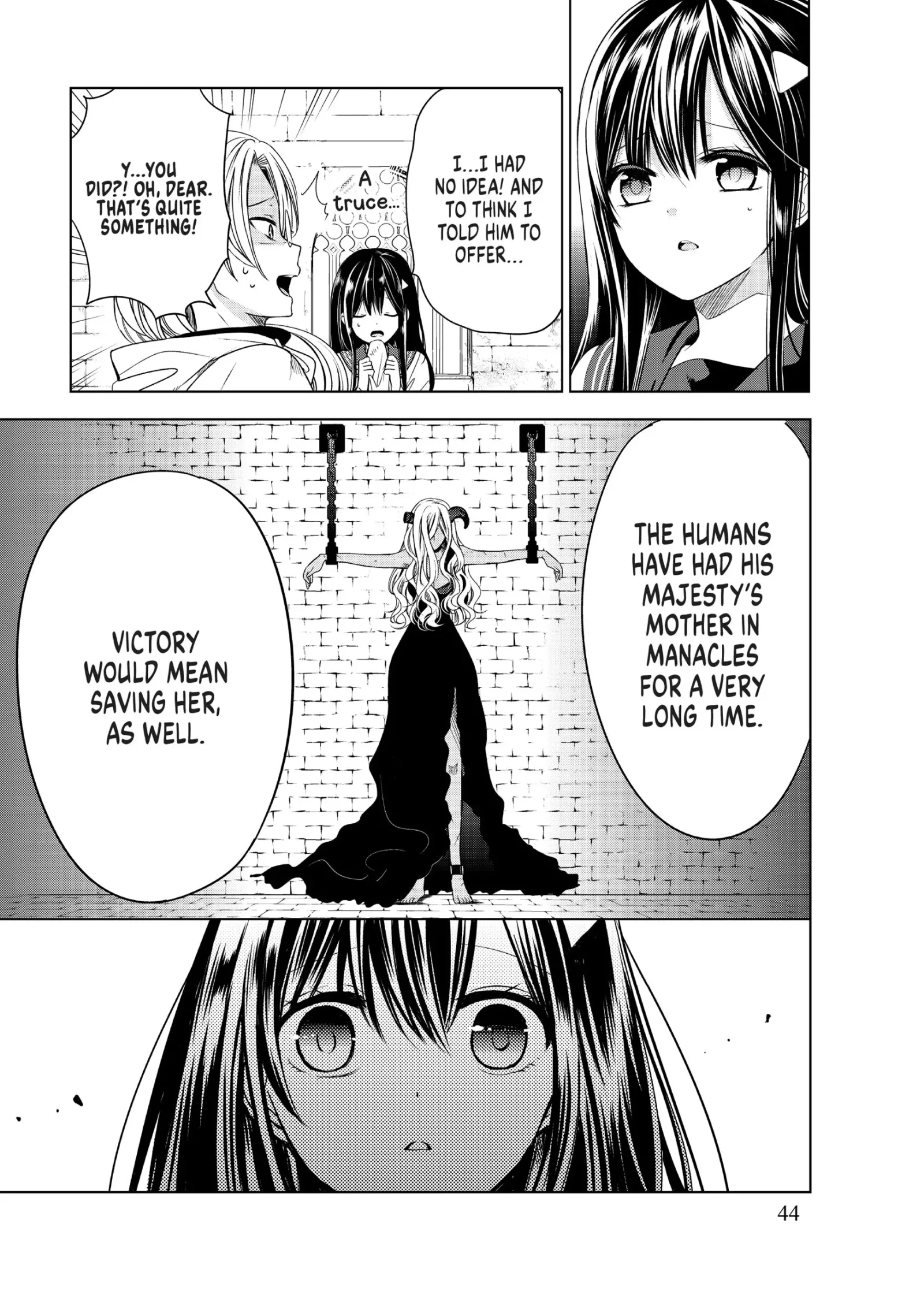 I Became the Mother of the Strongest Demon Lord's 10 Children in Another World. Chapter 1 page 44