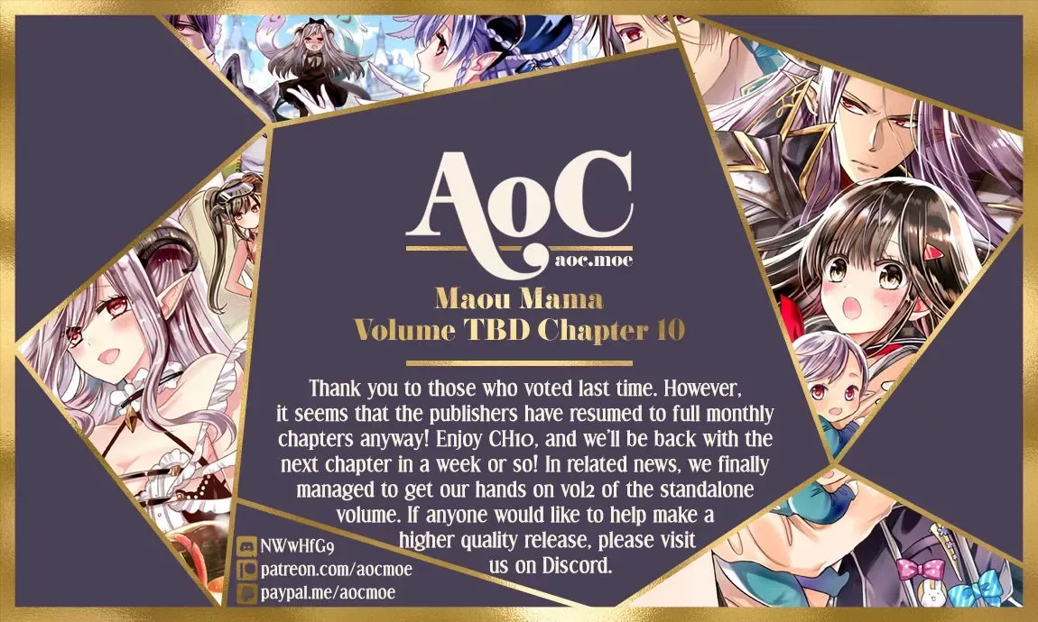 I Became the Mother of the Strongest Demon Lord's 10 Children in Another World. Chapter 10.1 page 1