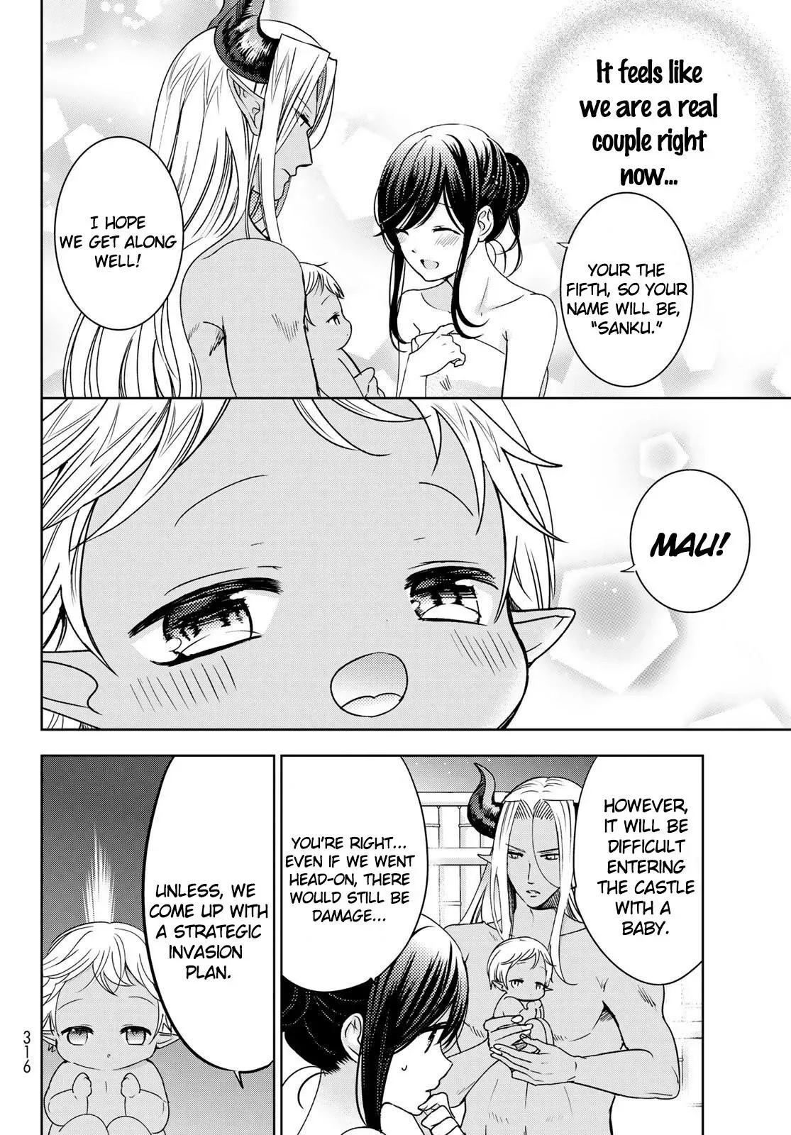 I Became the Mother of the Strongest Demon Lord's 10 Children in Another World. Chapter 14 page 36