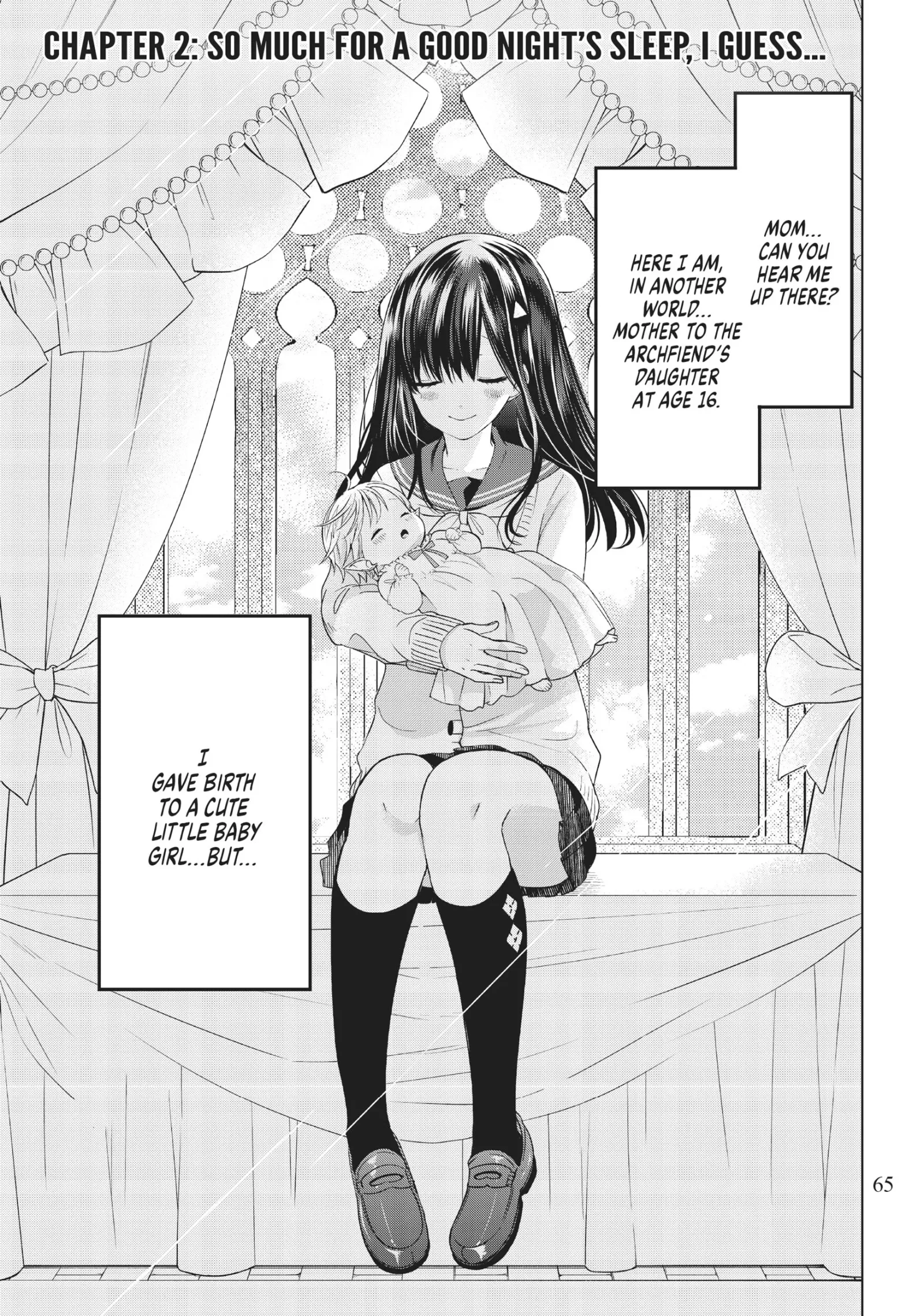 I Became the Mother of the Strongest Demon Lord's 10 Children in Another World. Chapter 2 page 1