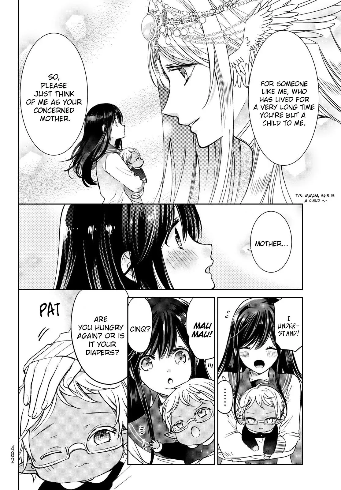 I Became the Mother of the Strongest Demon Lord's 10 Children in Another World. Chapter 20.1 page 8