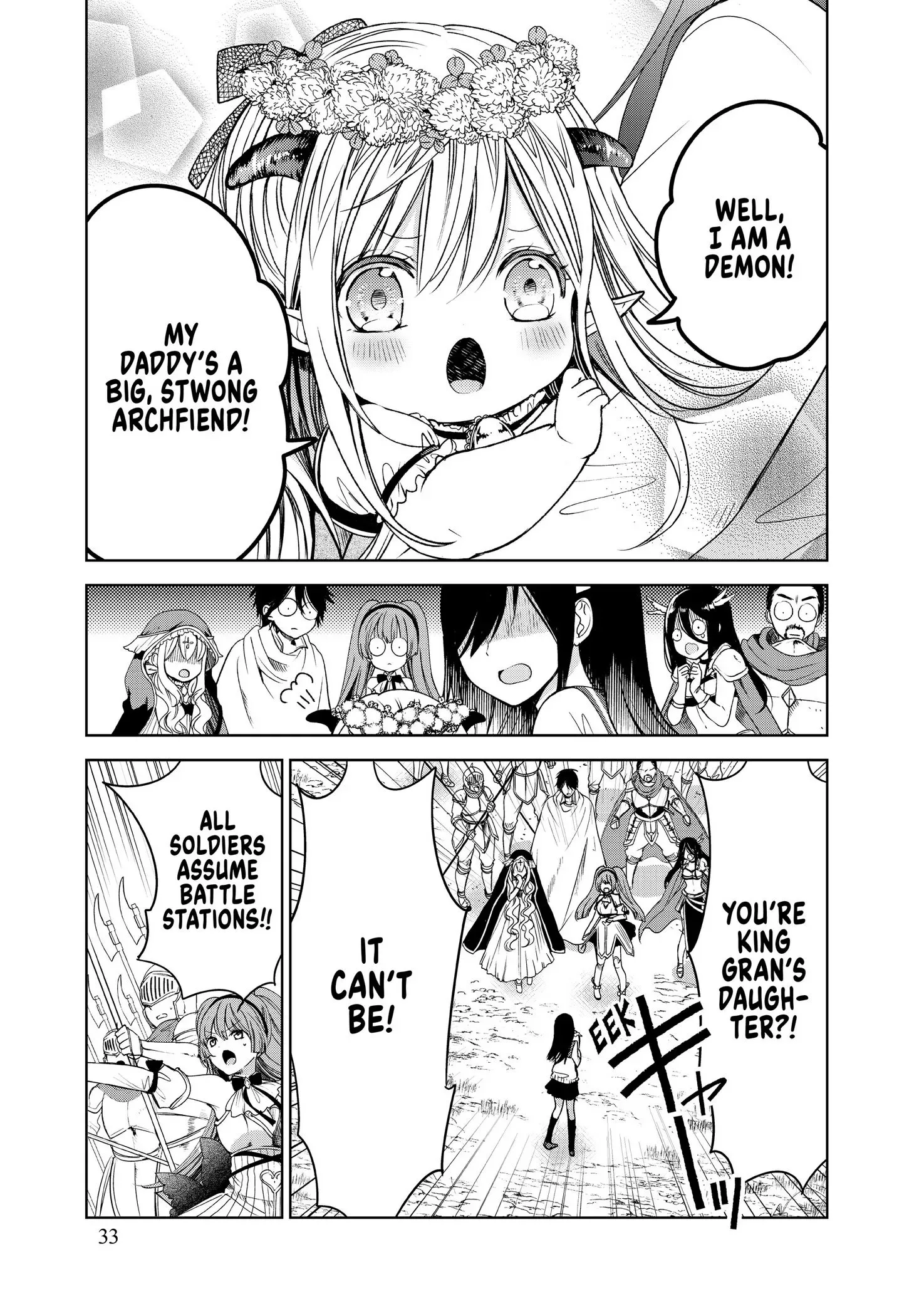 I Became the Mother of the Strongest Demon Lord's 10 Children in Another World. Chapter 5 page 34