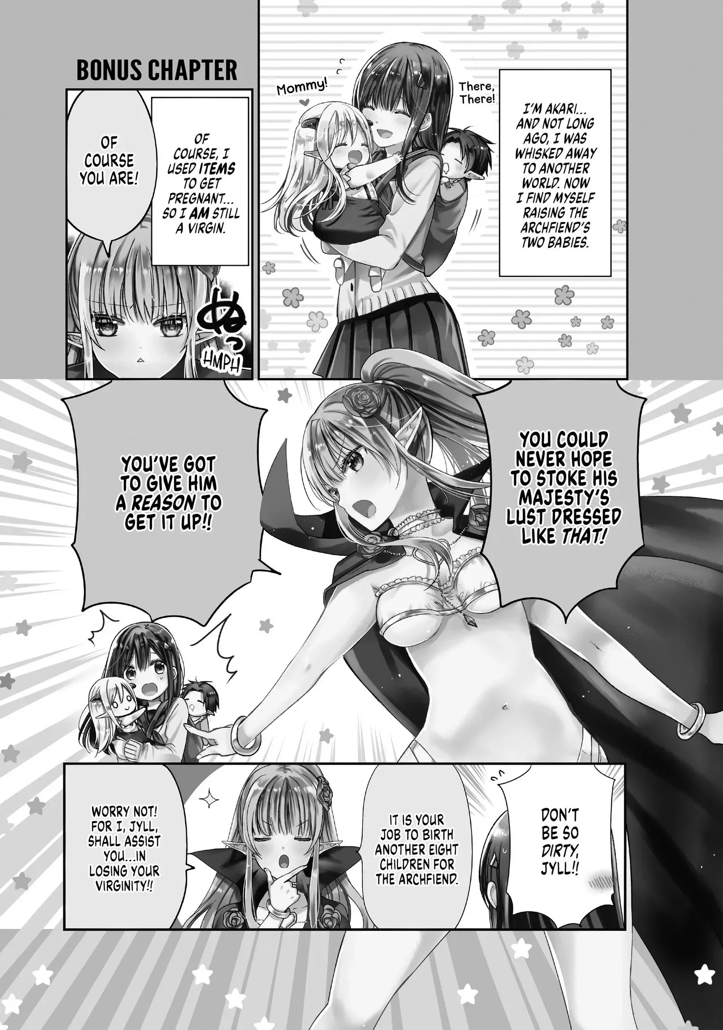 I Became the Mother of the Strongest Demon Lord's 10 Children in Another World. Chapter 6.5 page 1
