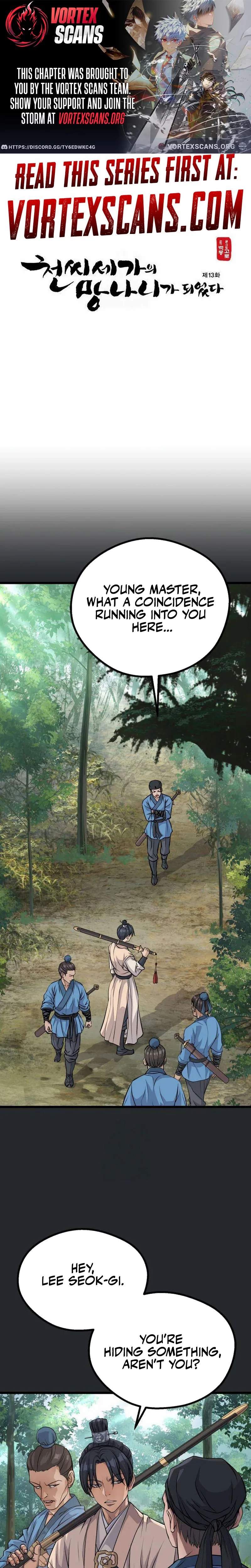 I Became the Scoundrel of the Cheon Family Chapter 13 page 1