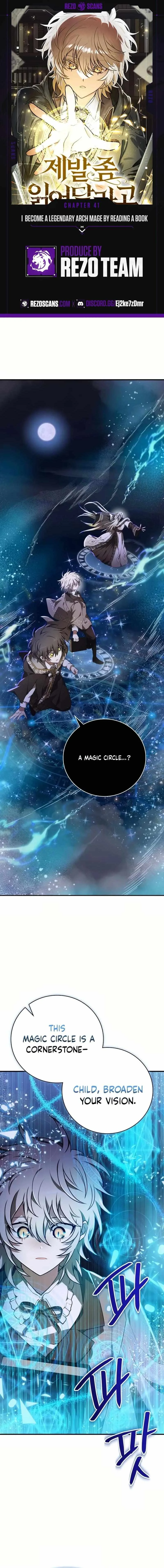 I Become a Legendary Arch Mage by Reading a Book Chapter 41 page 1