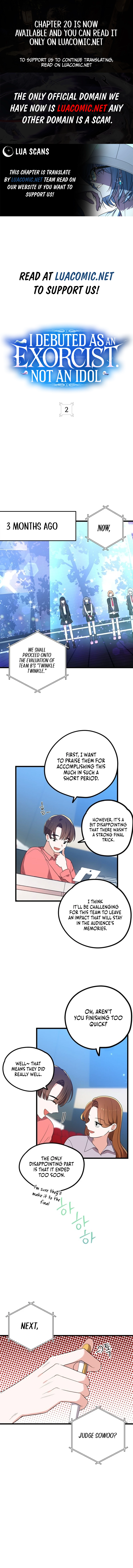 I Debuted as an Exorcist, Not an Idol Chapter 2 page 2