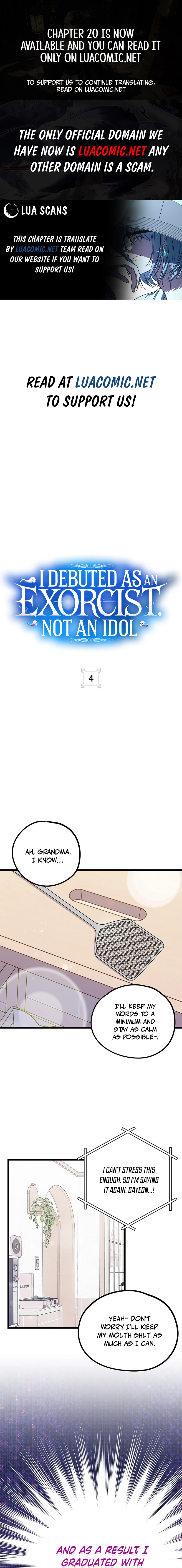 I Debuted as an Exorcist, Not an Idol Chapter 4 page 2