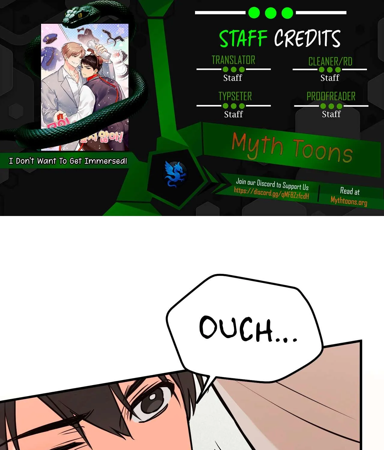 I Don't Want To Get Immersed! Chapter 2 page 1
