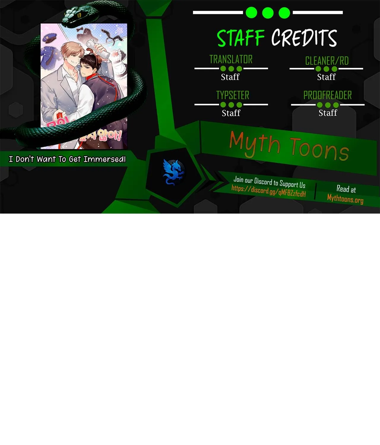 I Don't Want To Get Immersed! Chapter 5 page 1