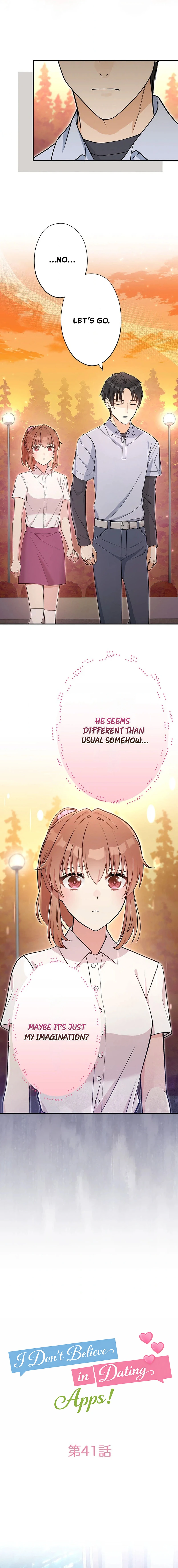I Don’t Believe in Dating Apps! Chapter 41 page 6