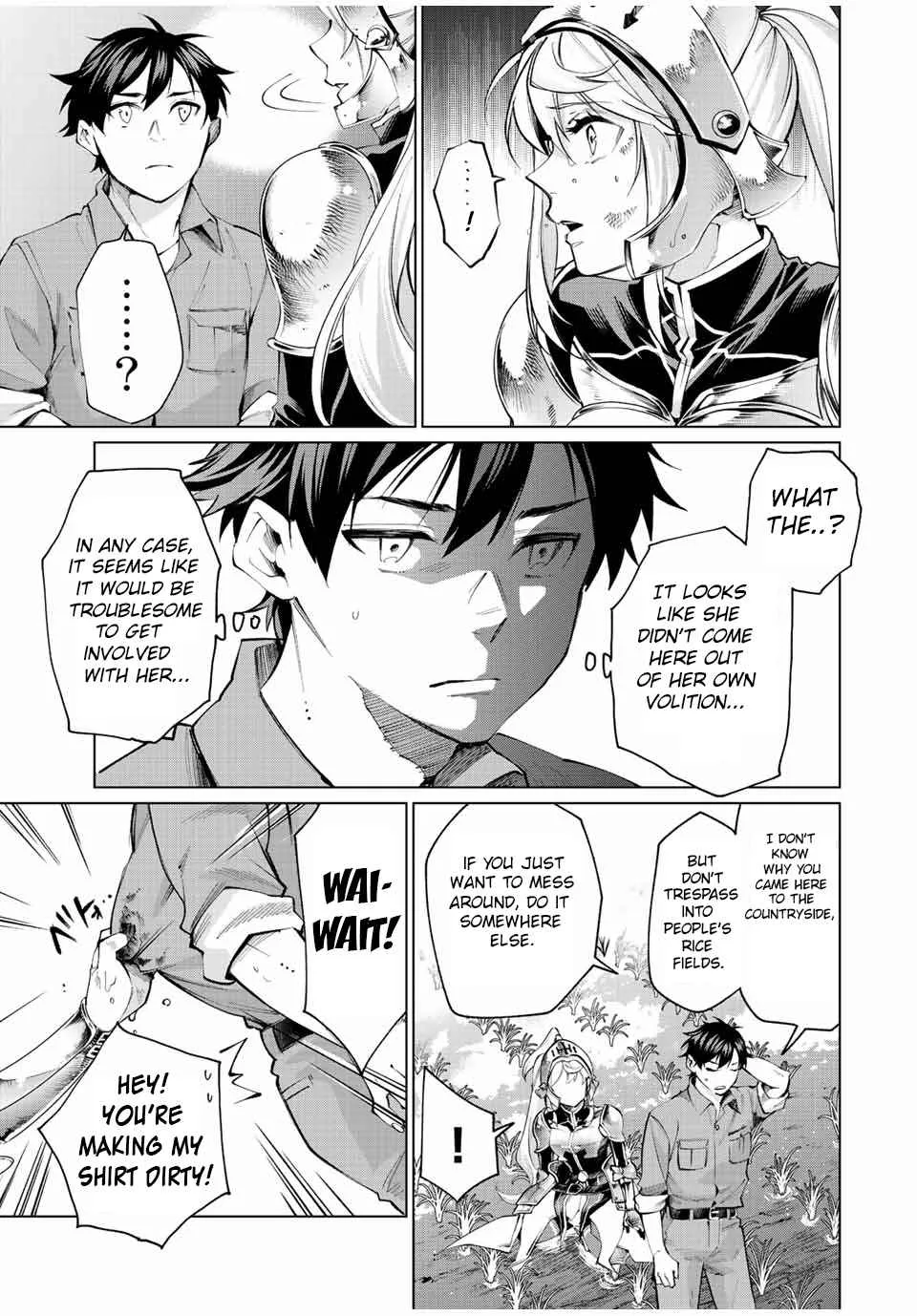 I Found a Female Knight in a Rice Field, in the Countryside They Think She’s My Wife Chapter 1 page 14