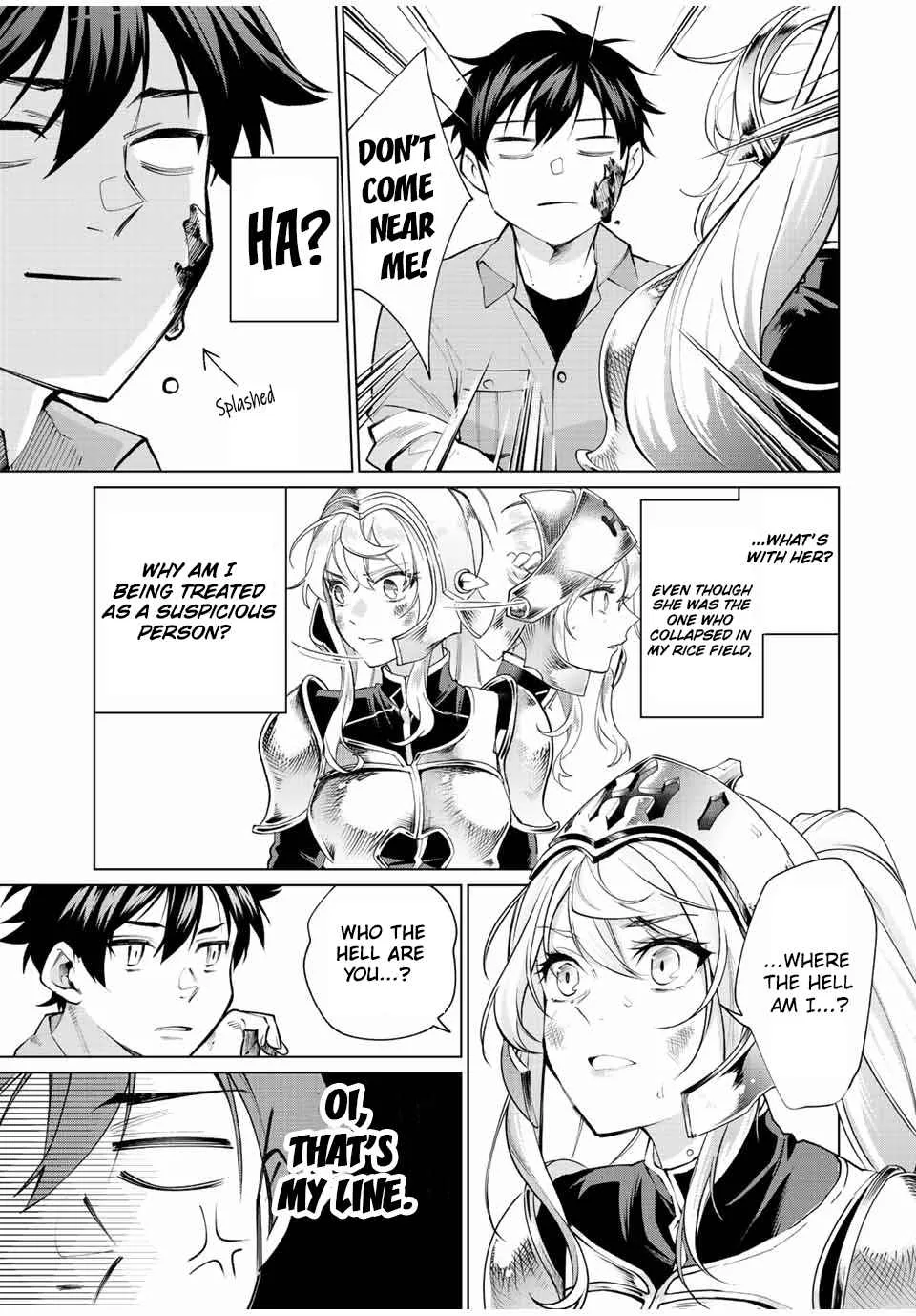I Found a Female Knight in a Rice Field, in the Countryside They Think She’s My Wife Chapter 1 page 12