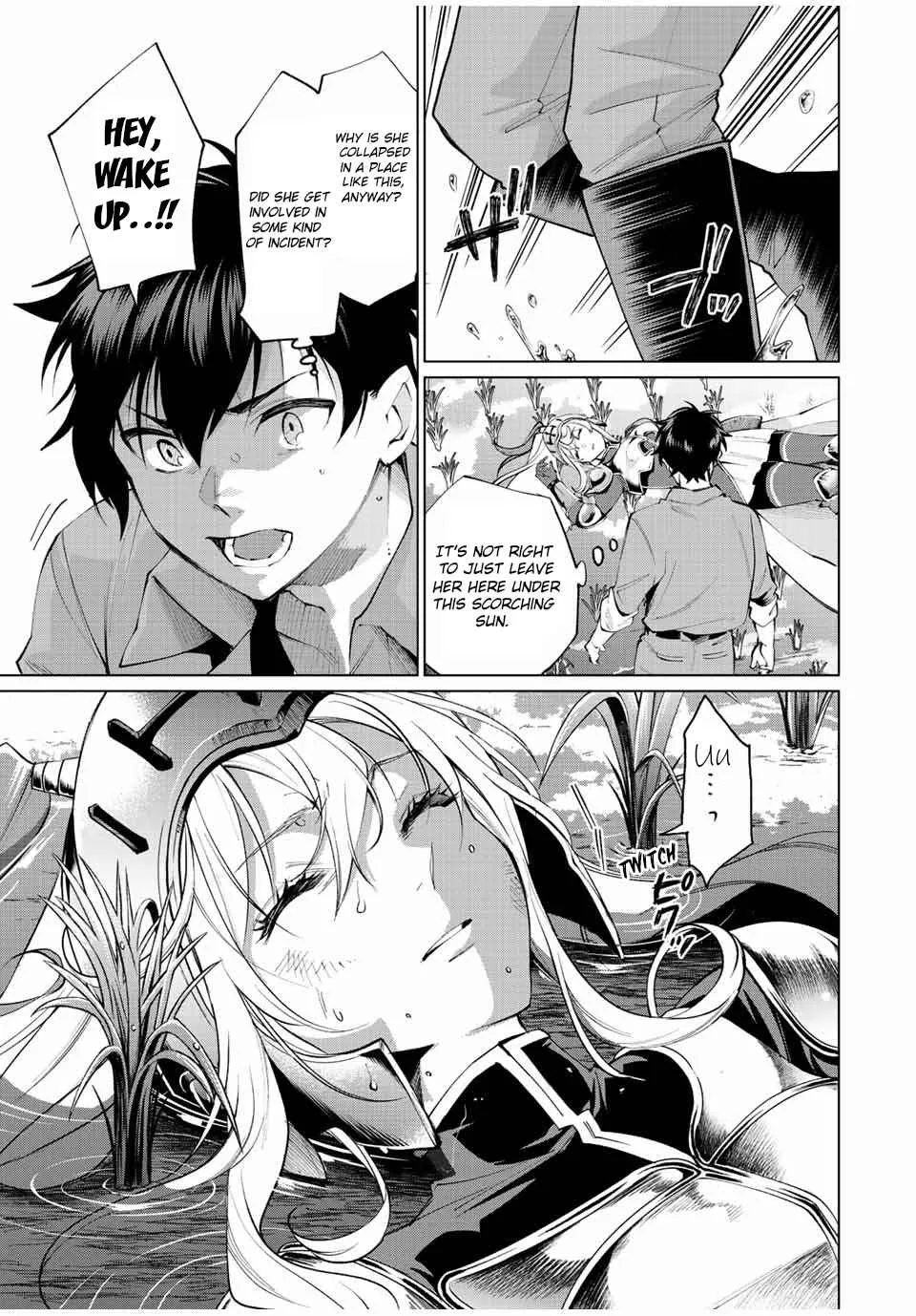 I Found a Female Knight in a Rice Field, in the Countryside They Think She’s My Wife Chapter 1 page 8