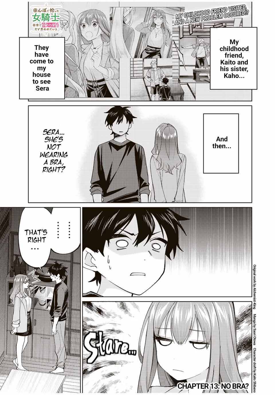 I Found a Female Knight in a Rice Field, in the Countryside They Think She’s My Wife Chapter 13 page 1