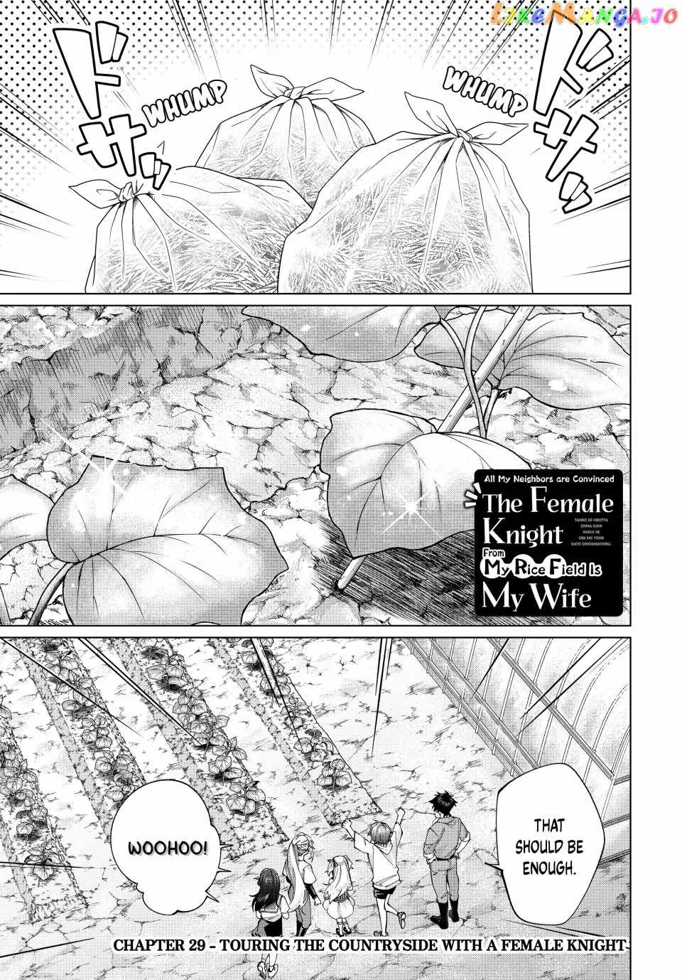 I Found a Female Knight in a Rice Field, in the Countryside They Think She’s My Wife Chapter 29 page 1