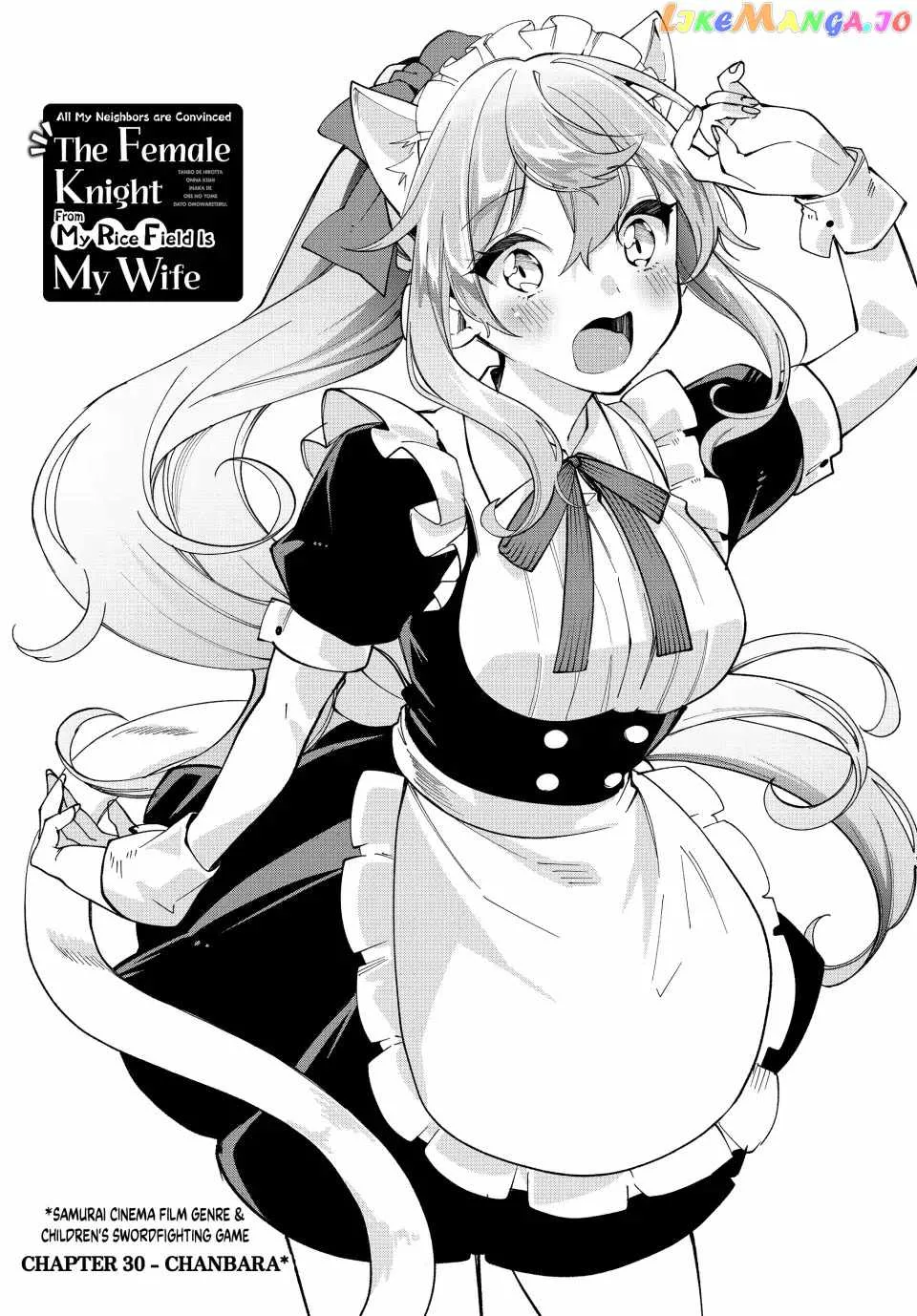 I Found a Female Knight in a Rice Field, in the Countryside They Think She’s My Wife Chapter 30 page 3