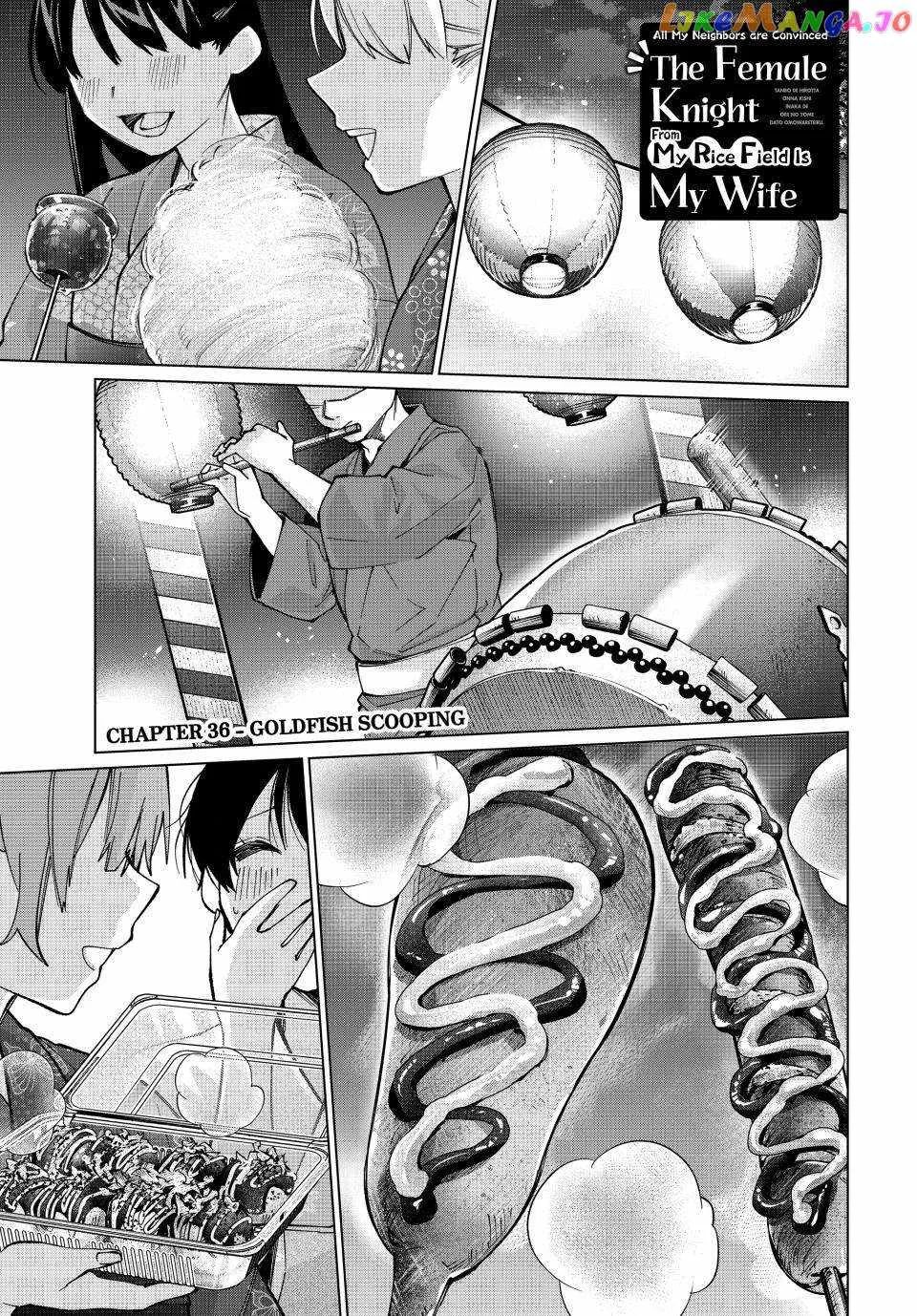 I Found a Female Knight in a Rice Field, in the Countryside They Think She’s My Wife Chapter 36 page 1