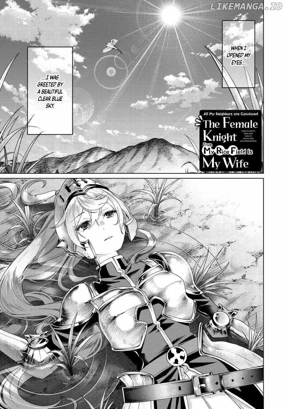 I Found a Female Knight in a Rice Field, in the Countryside They Think She’s My Wife Chapter 40 page 1