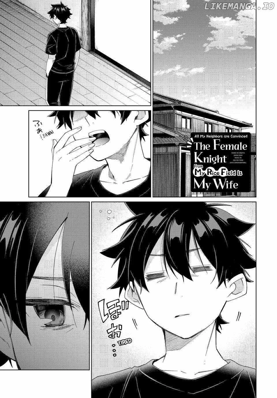 I Found a Female Knight in a Rice Field, in the Countryside They Think She’s My Wife Chapter 43 page 1