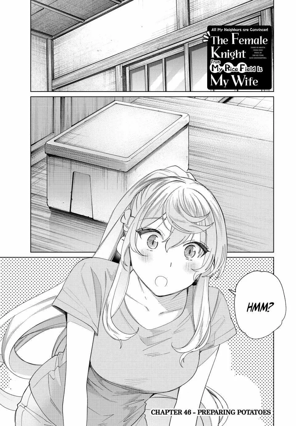 I Found a Female Knight in a Rice Field, in the Countryside They Think She’s My Wife Chapter 46 page 1